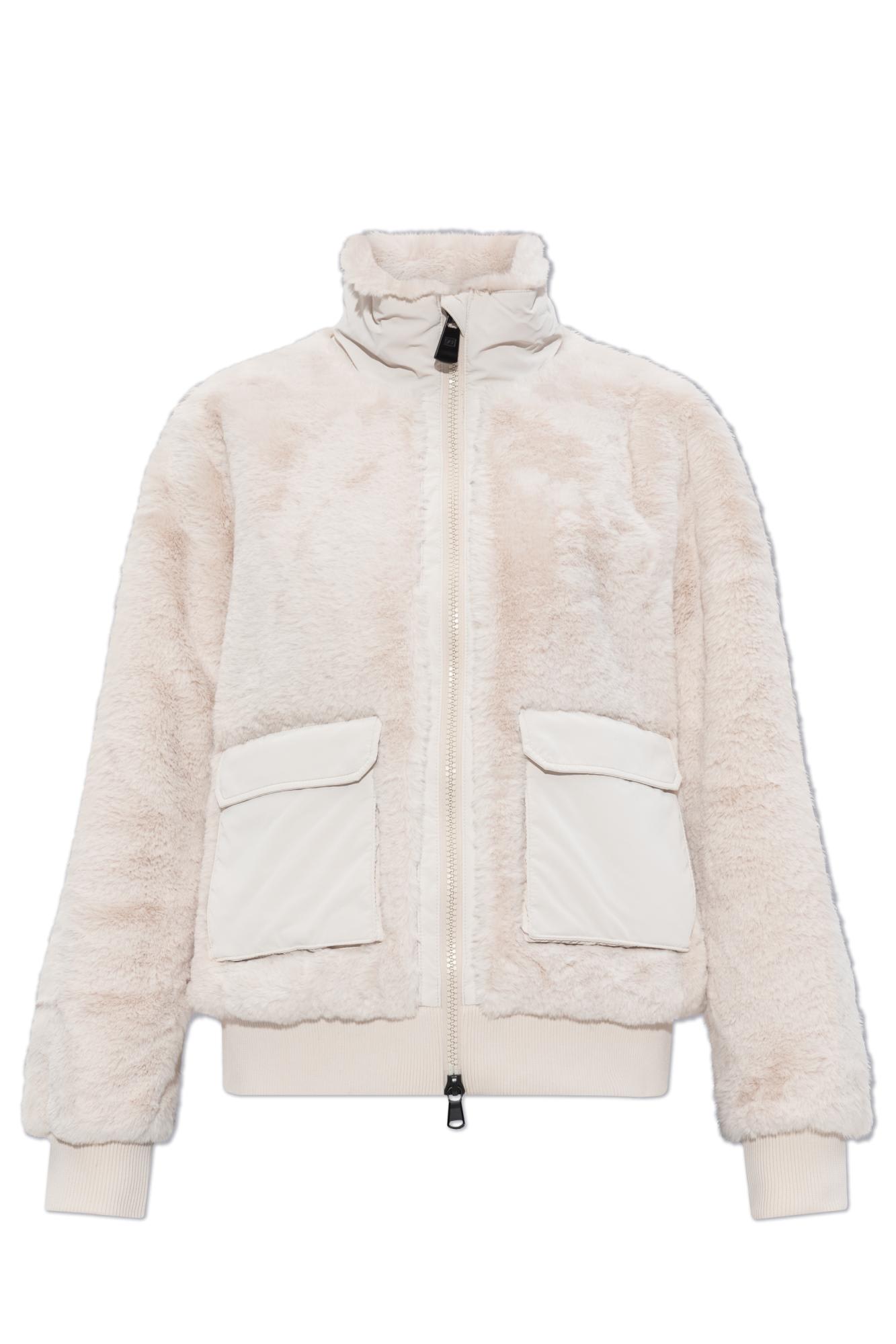 Emporio Armani Padded Jacket With Faux Fur