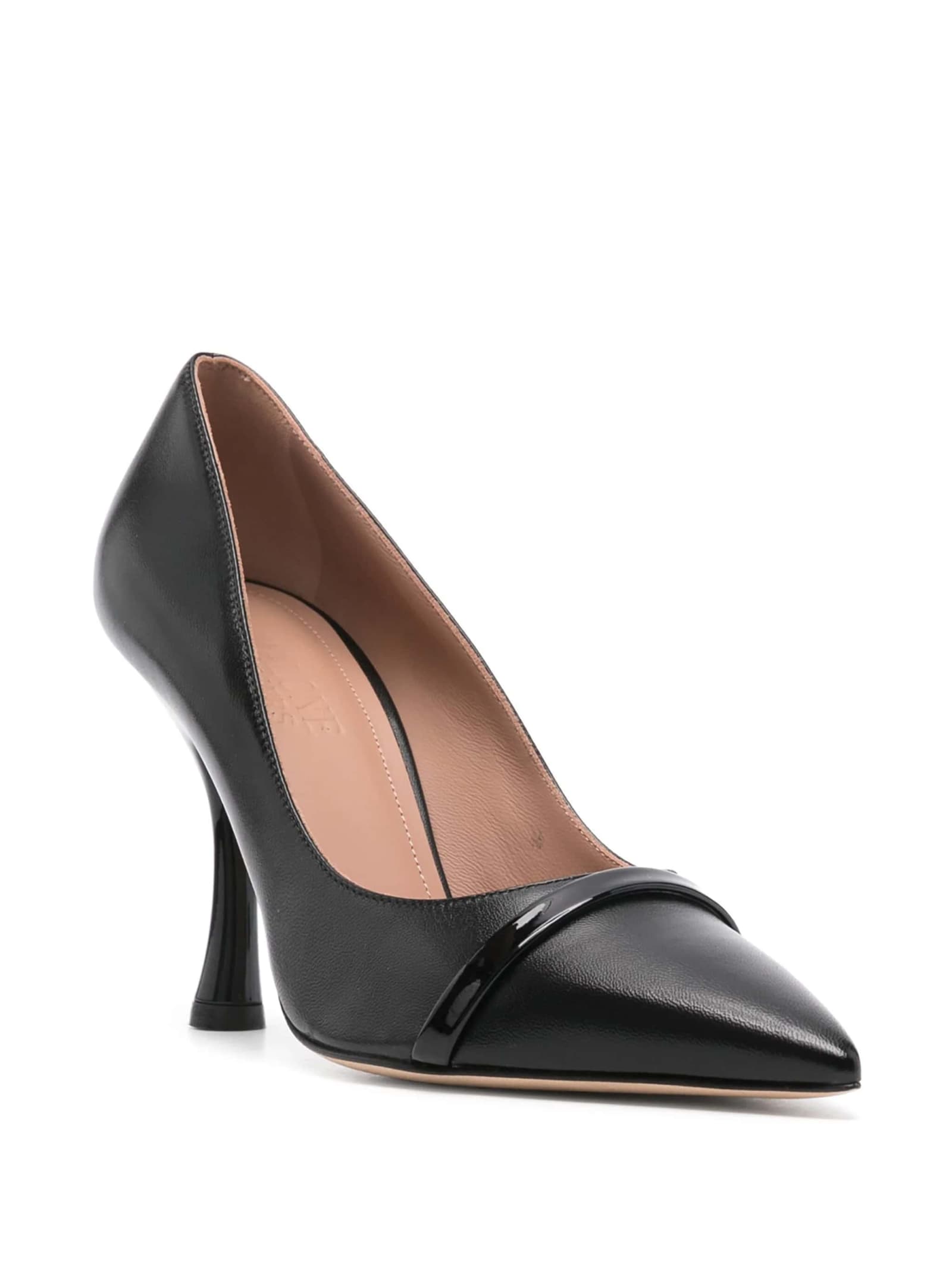 Shop Malone Souliers Pump Tacco 9 In Black Black