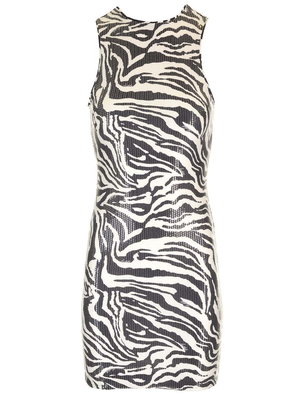 Sequined Zebra Dress