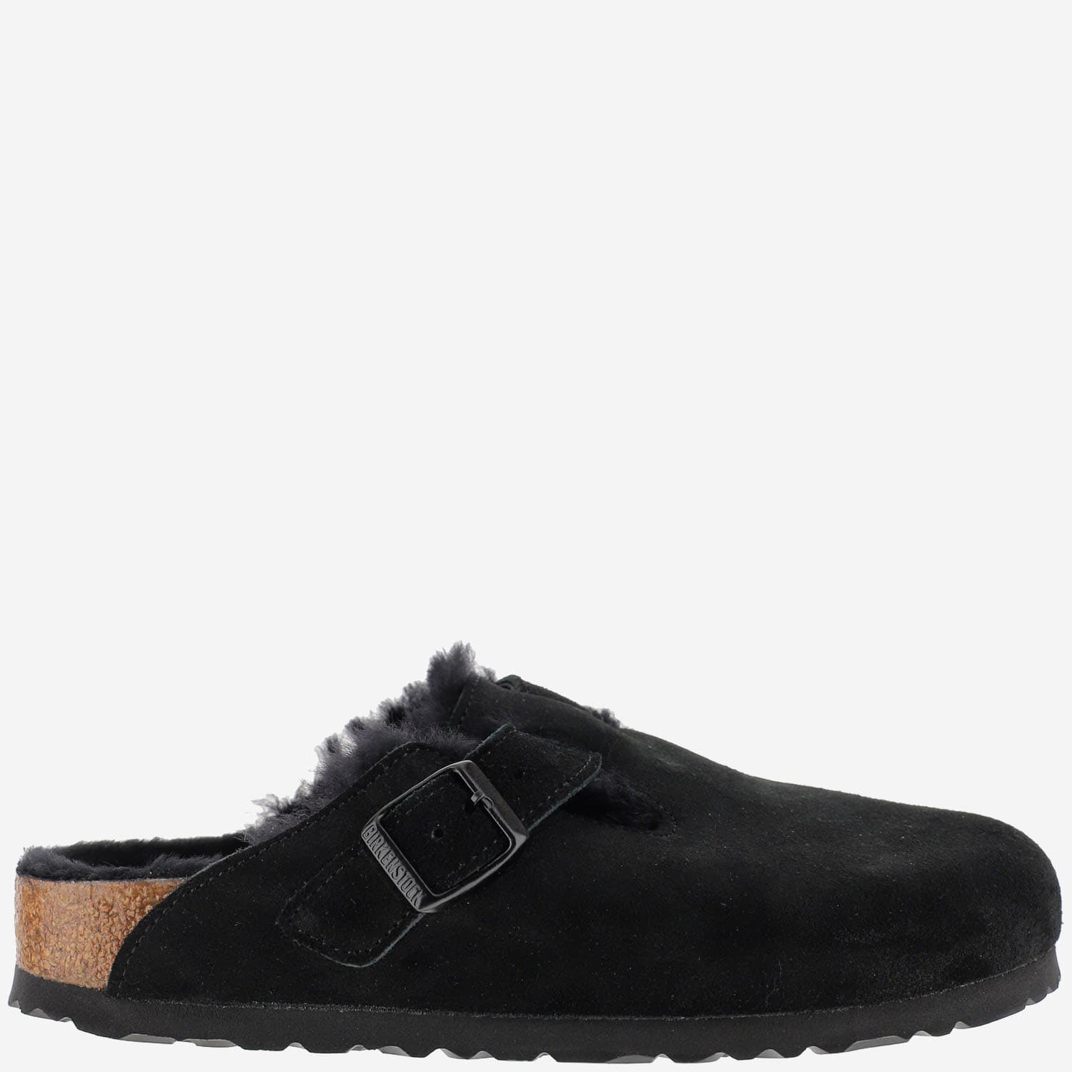 Shop Birkenstock Boston Mules In Black