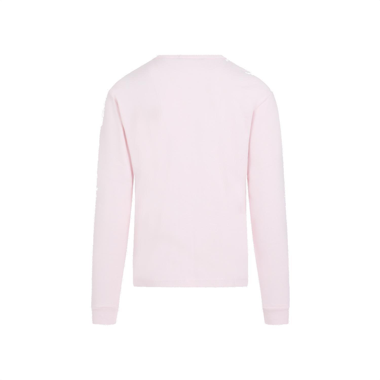 Shop Acne Studios Logo Graphic Sleeved T-shirt In Pink