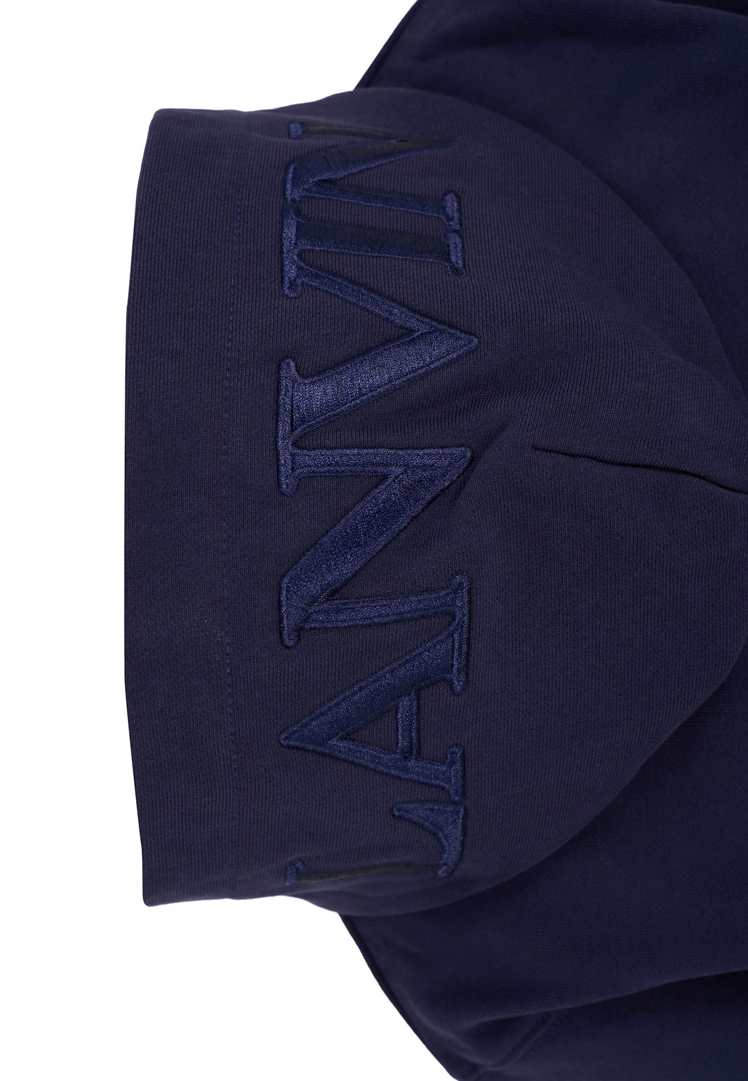 Lanvin Blue Sweatshirt For Boy With Logo In Blue