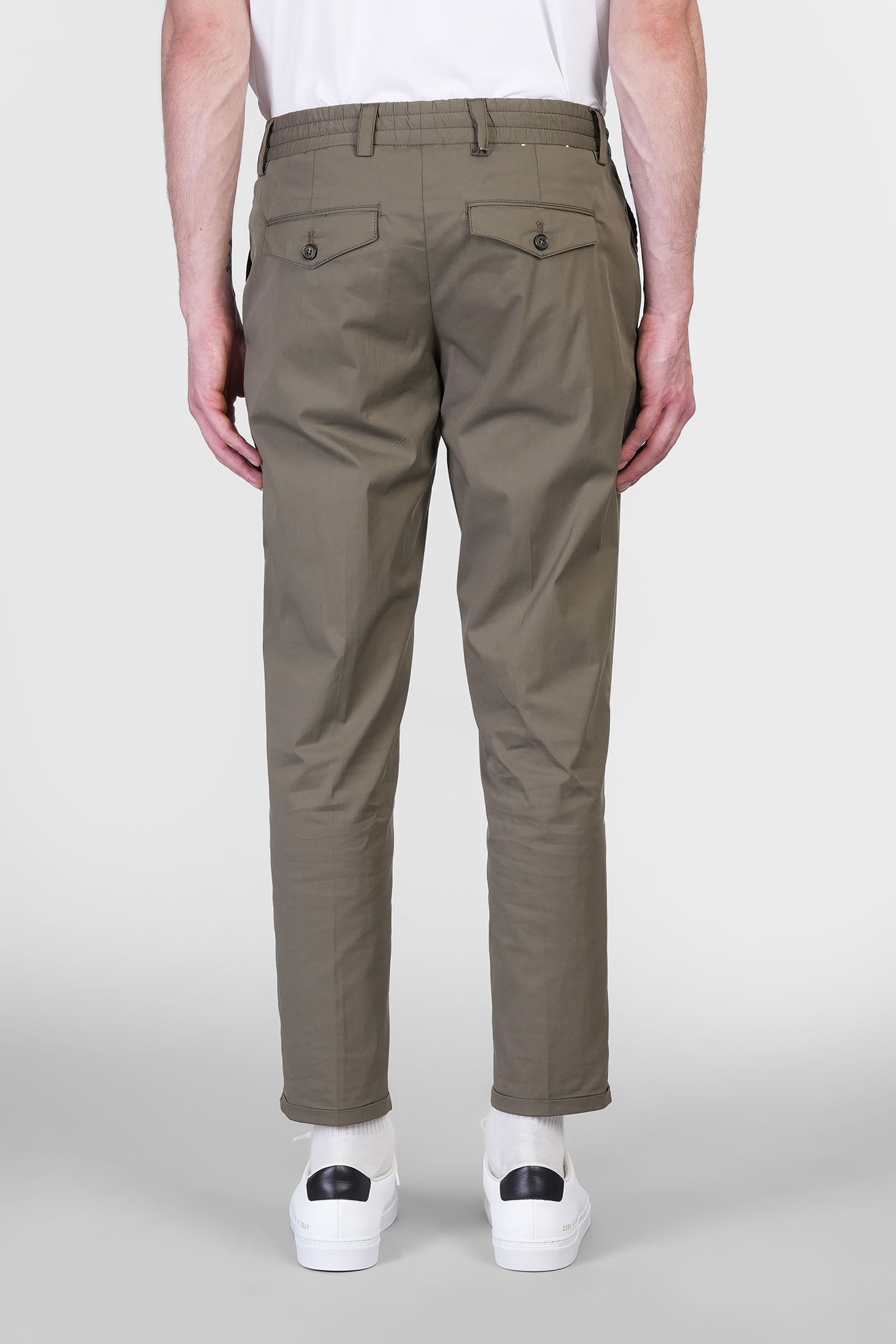 Pt Torino Vd05 Pants In Green Cotton