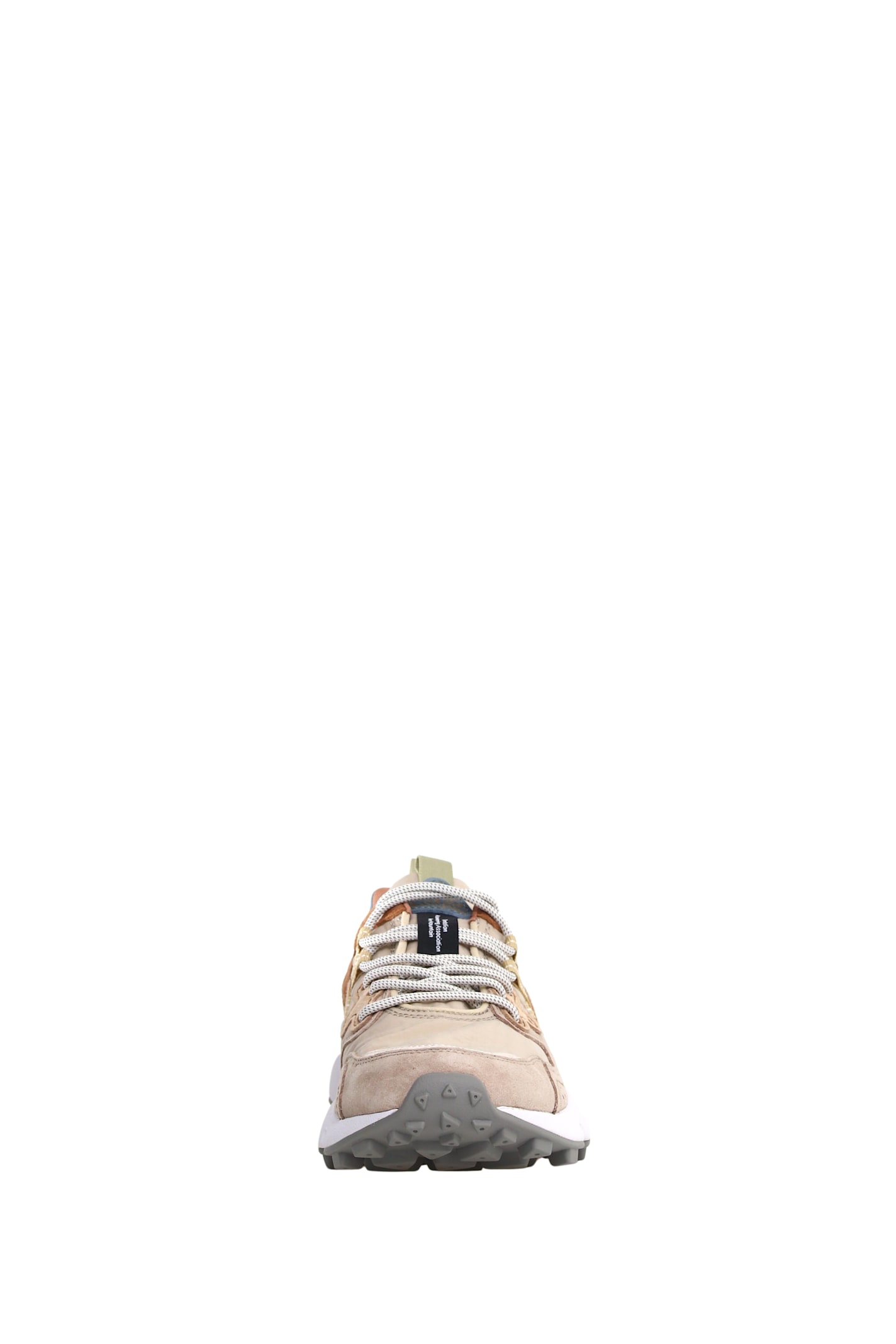 Flower Mountain Taupe Light Blue Yamano 3 Sneakers In Taupe Light Beige