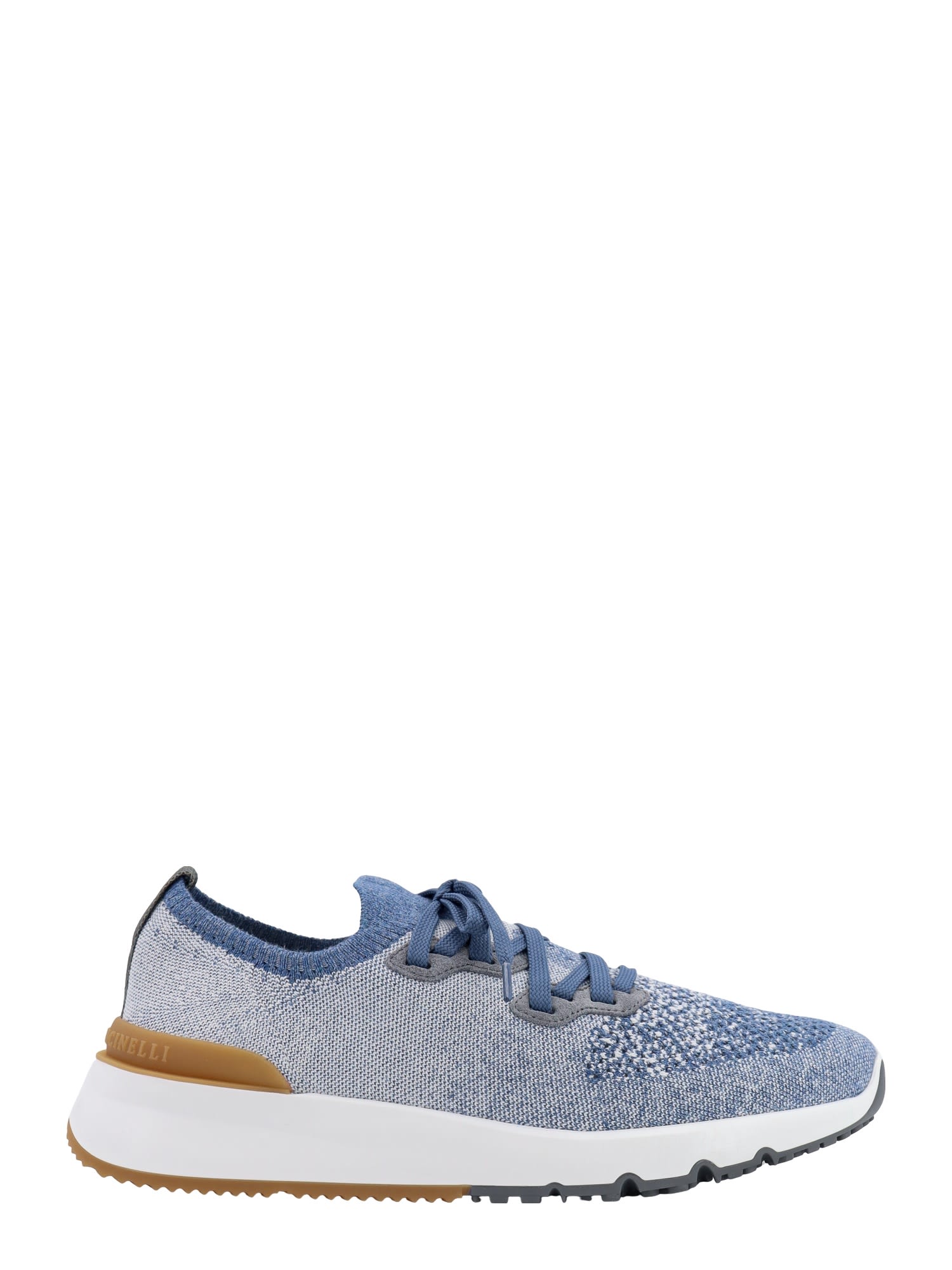 Shop Brunello Cucinelli Sneakers In Gnawed Blue