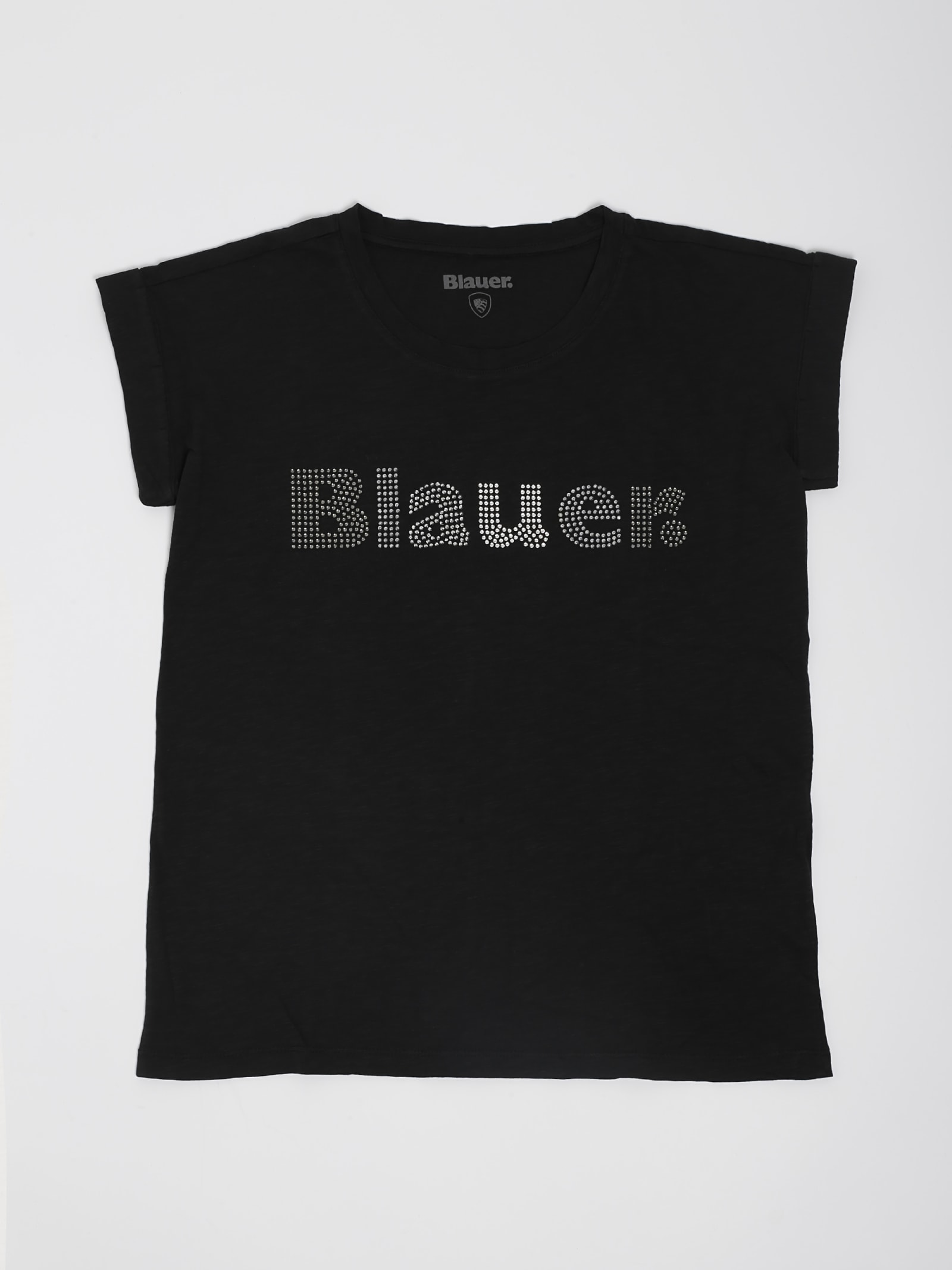 Shop Blauer T-shirt T-shirt In Nero