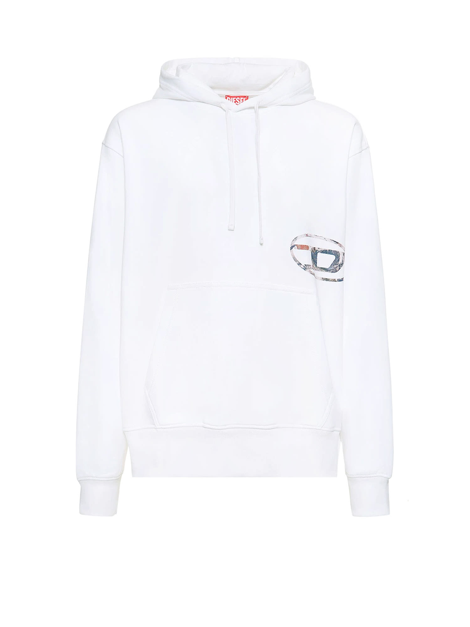 Shop Diesel Sweatshirt In Bianco