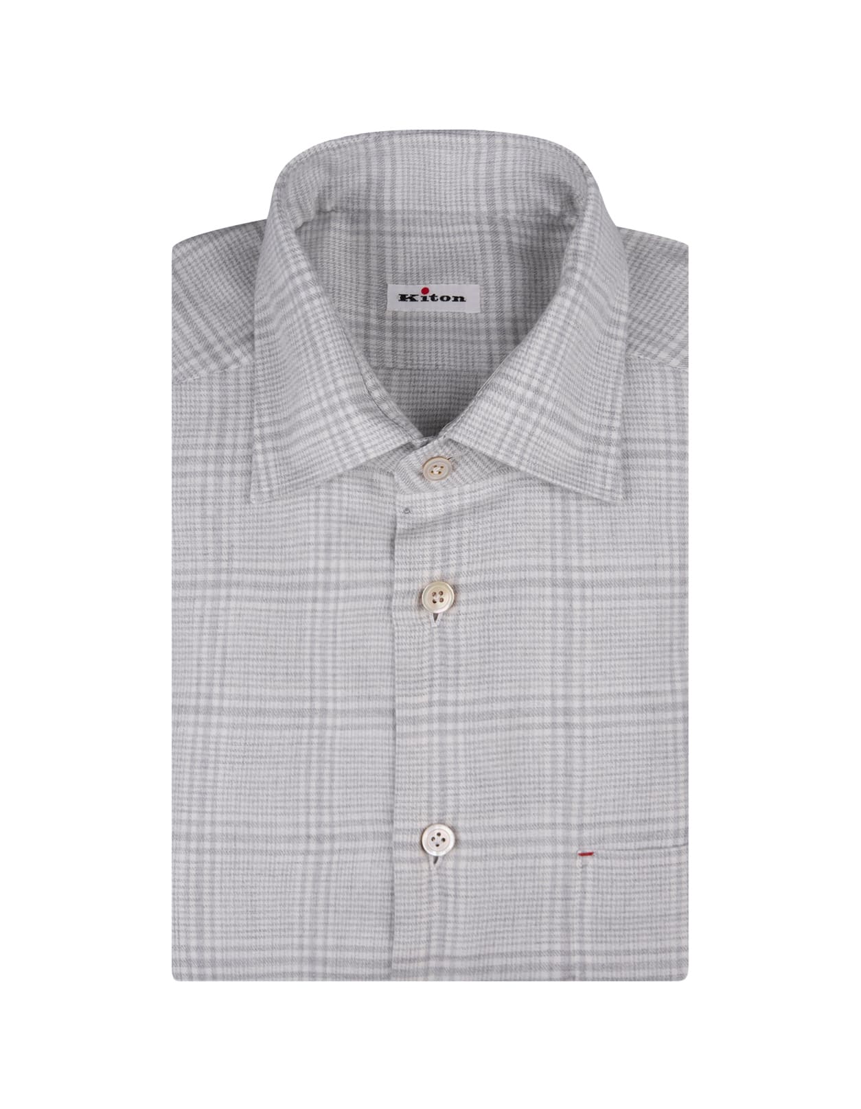 Grey Houndstooth Flannel Nerano Shirt