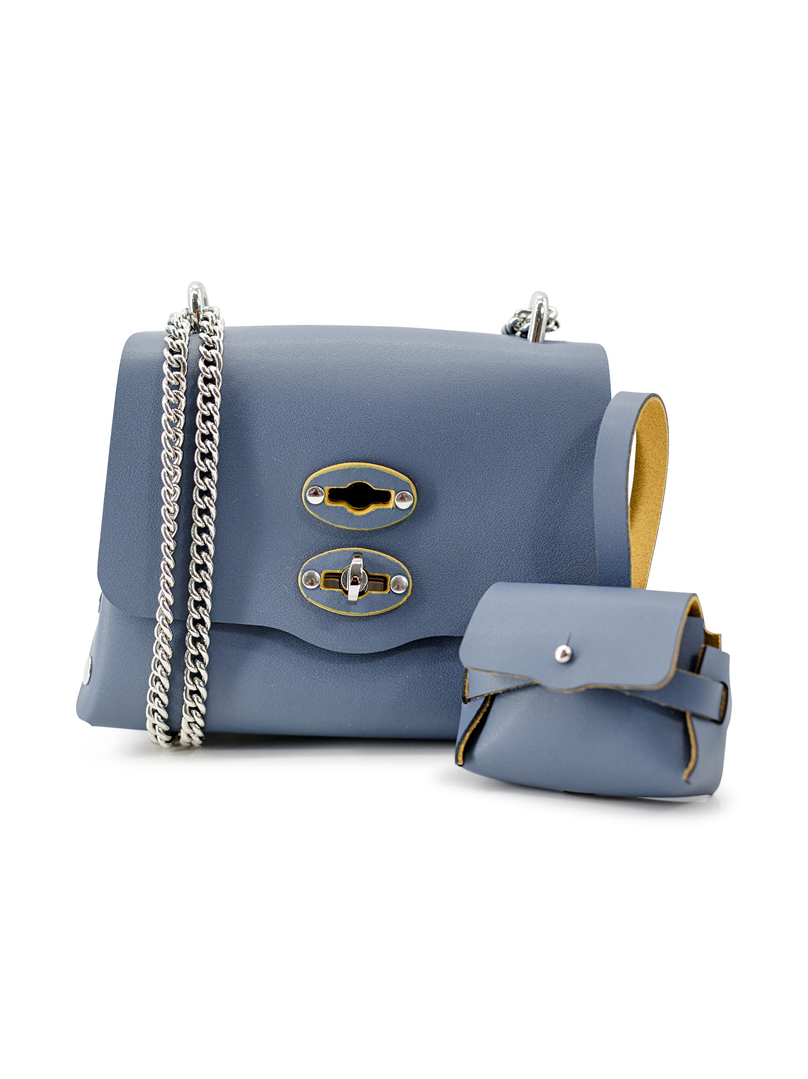 Shop Zanellato Postina Amar Shoulder Bag In Blue