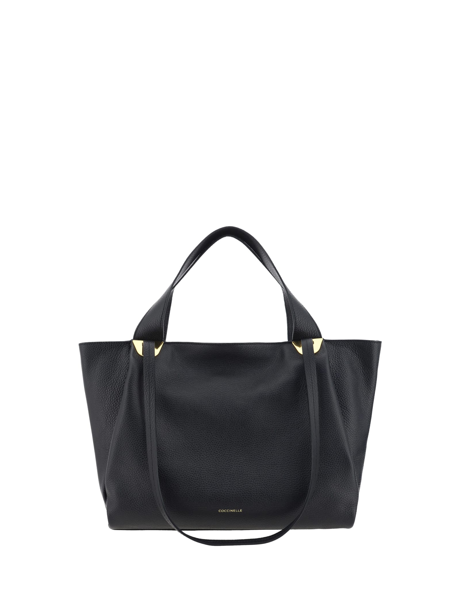 Shop Coccinelle Oliver Shoulder Bag In Black