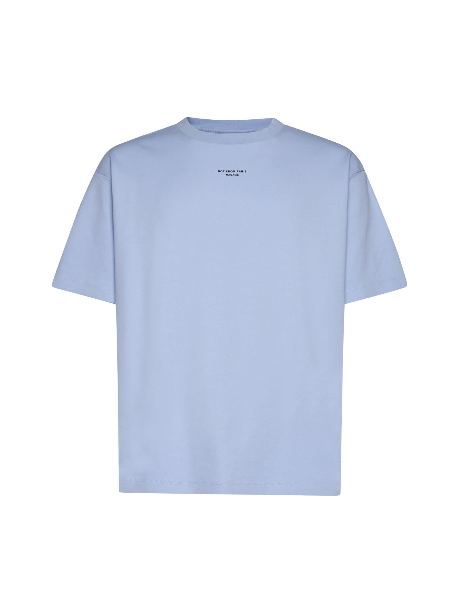 Shop Drôle De Monsieur T-shirt In Blue