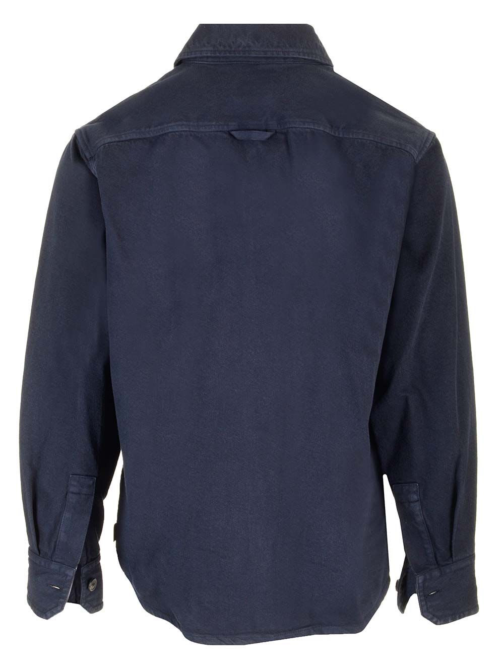 Shop Apc Oversized Shirt In Blue