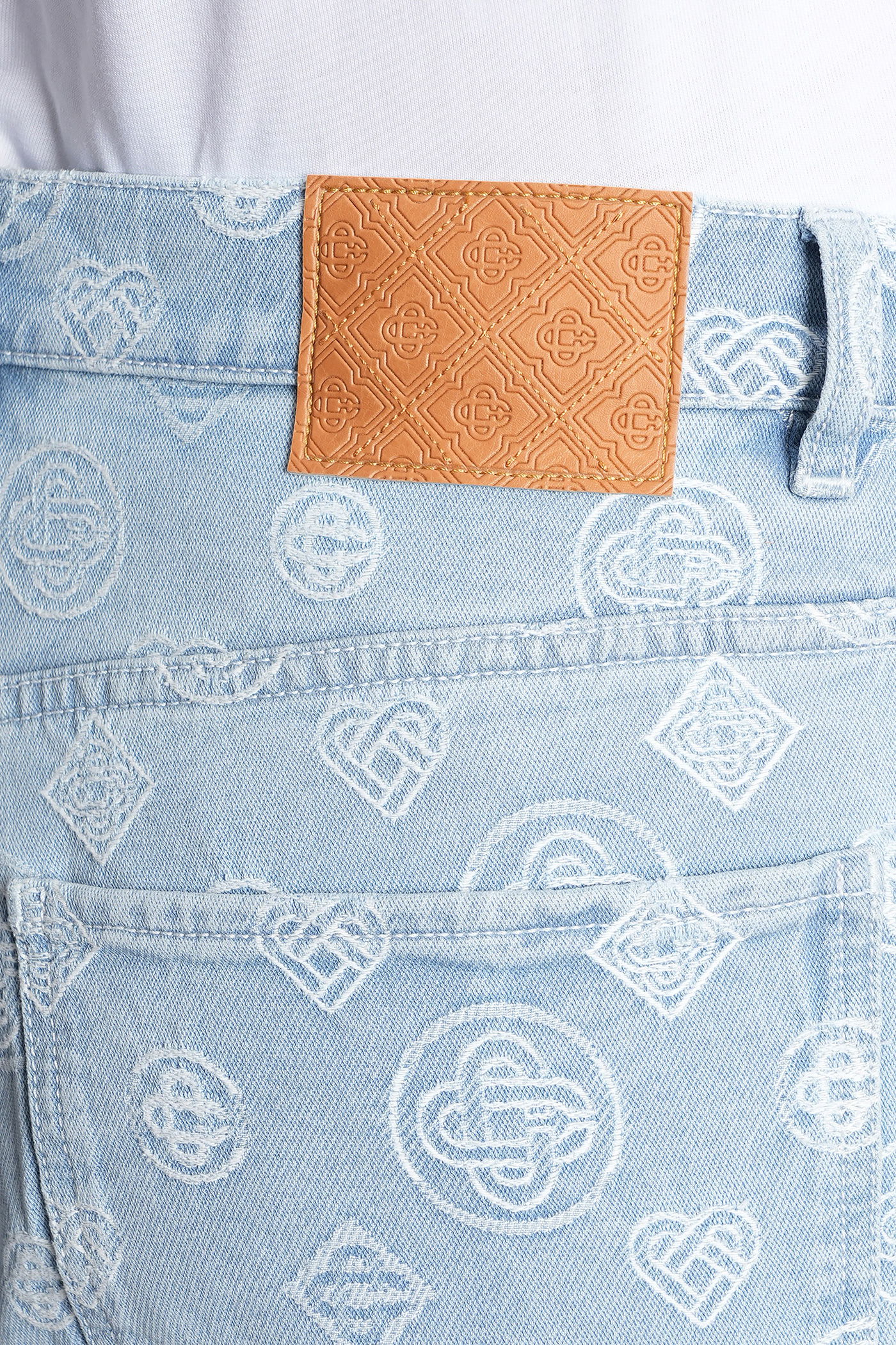 Casablanca Jeans In Blue Denim In Blue