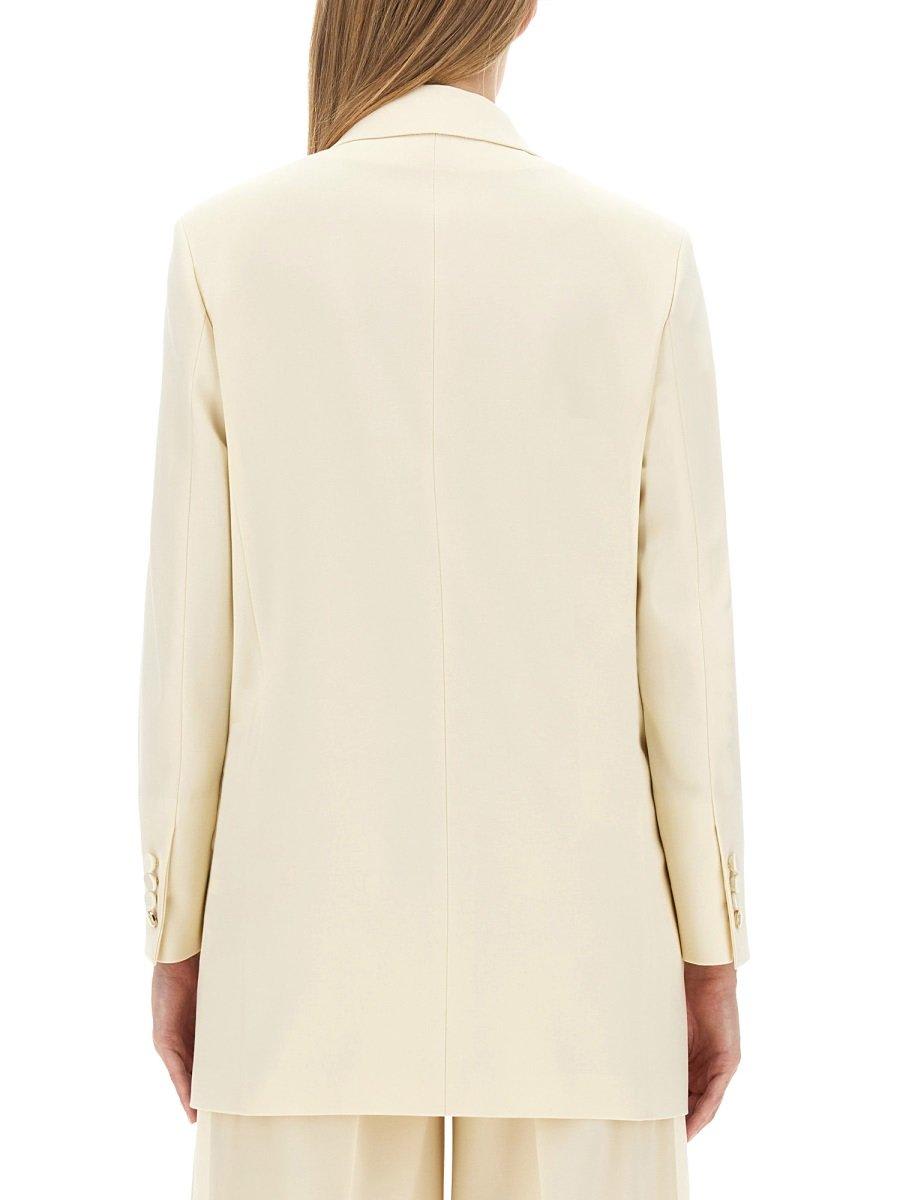 Shop Max Mara Monica Button-up Jacket In White