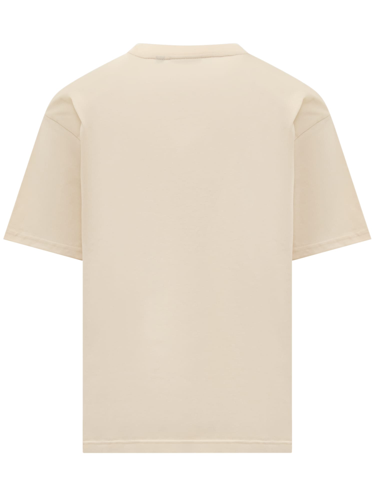 Shop Gcds Milano T-shirt In Off White