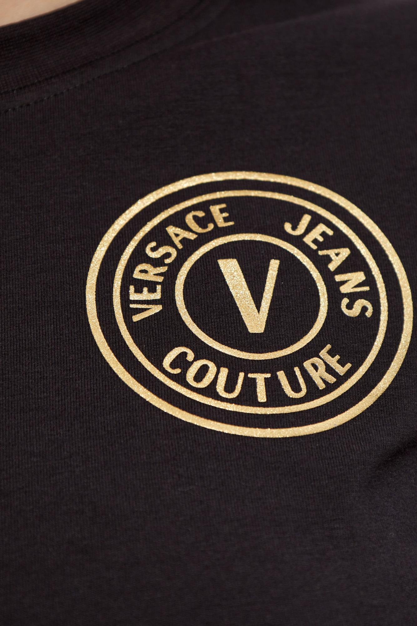 Shop Versace Jeans Couture T-shirt In White