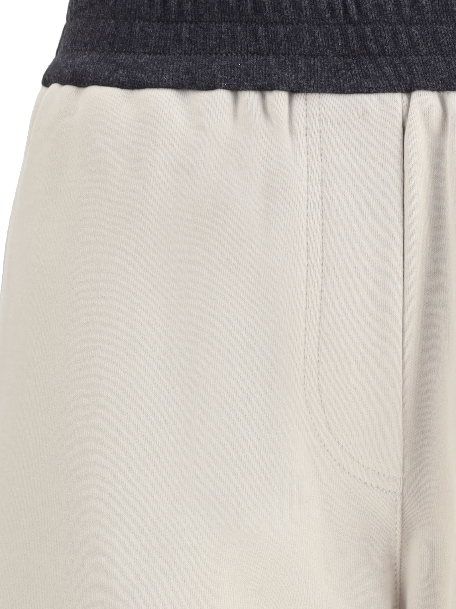 Brunello Cucinelli Smooth Plush Pants In Multi