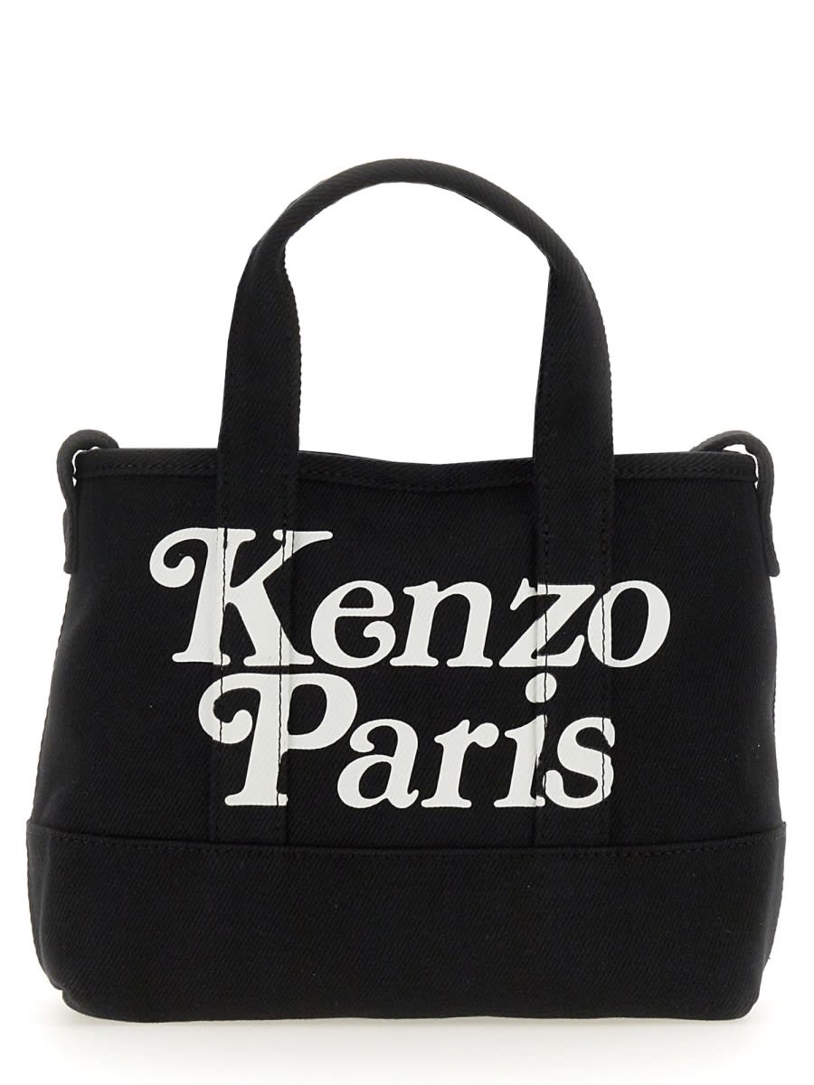 Shop Kenzo Canvas Tote Bag In Blue