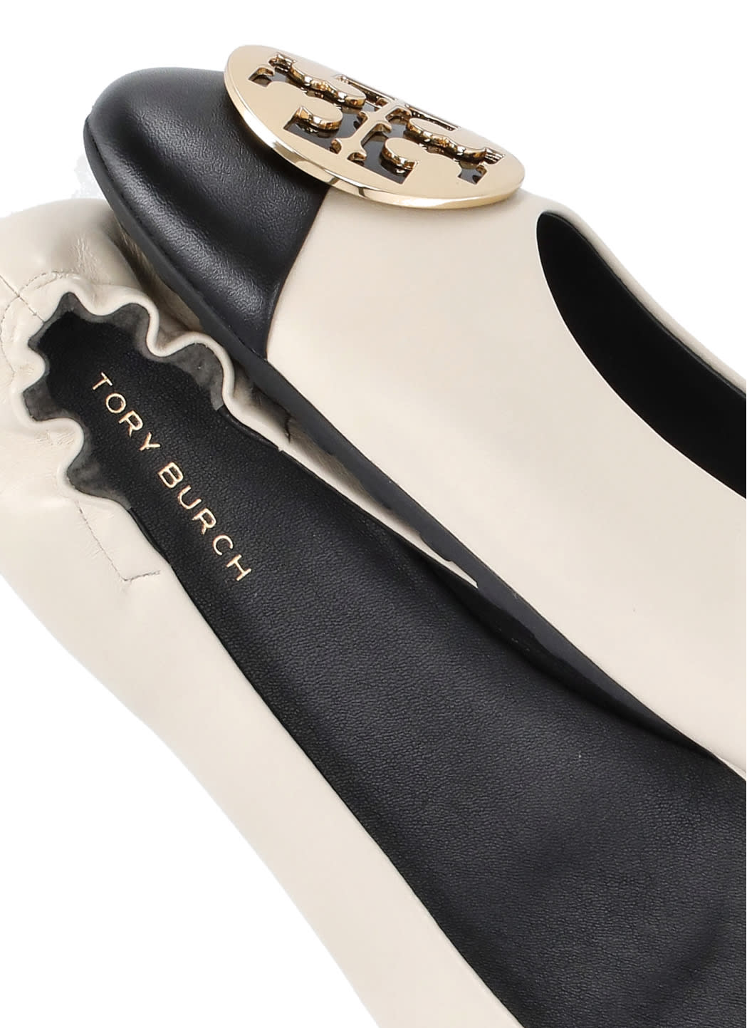 Tory Burch Woman Ballet Flats Chocolate Brown Size 8 Leather In Multicolor