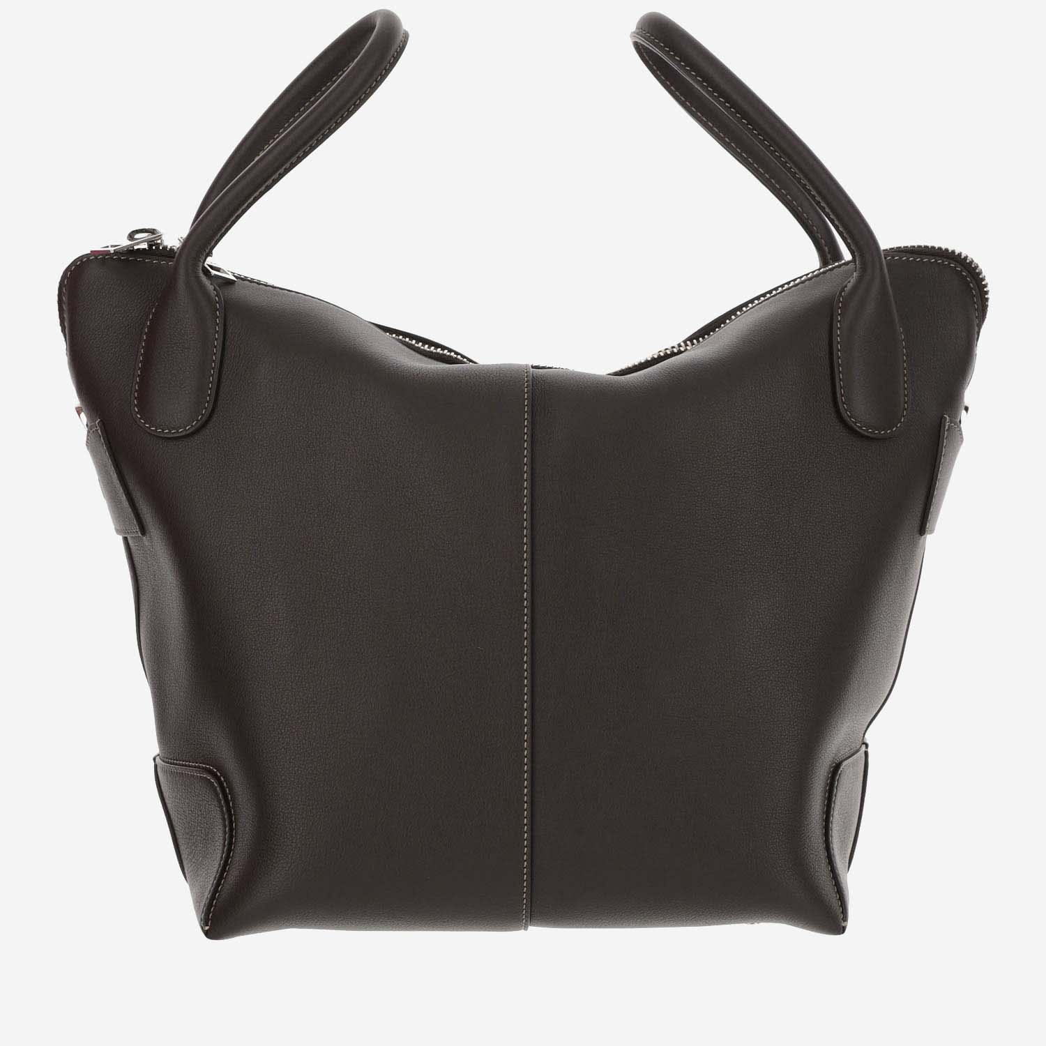 Shop Tod's Of Medium Leather Swing Bag In Black