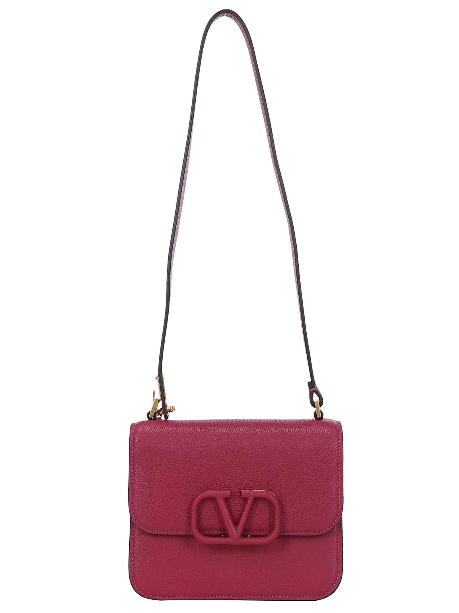 Valentino Garavani Small Shoulder Bag In Raspberry Pink