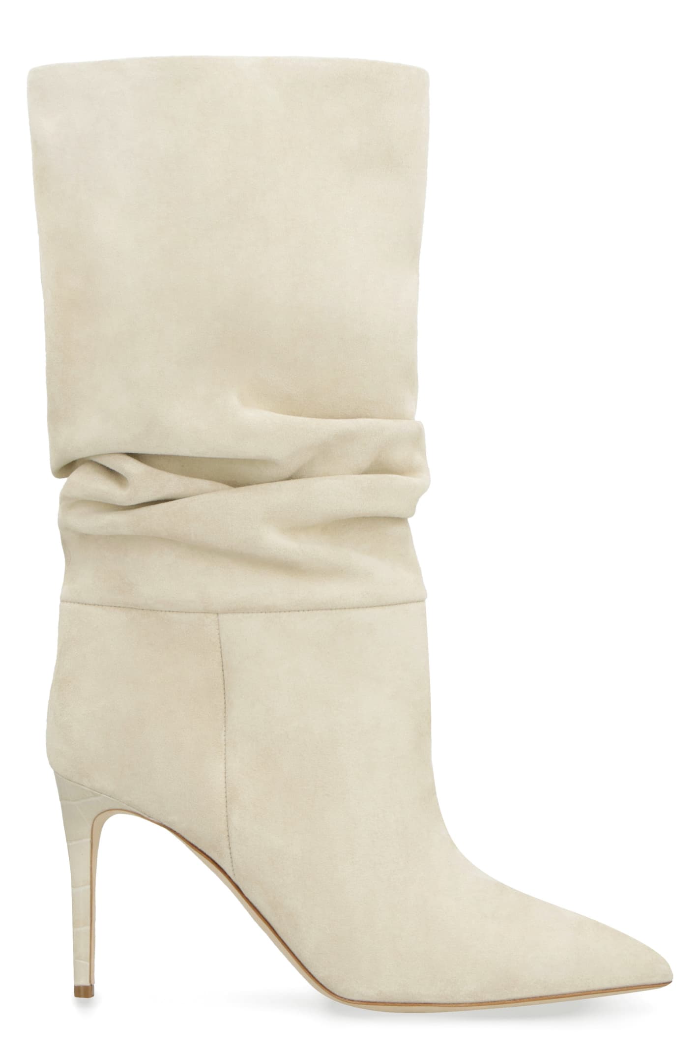 Slouchy Suede Knee High Boots