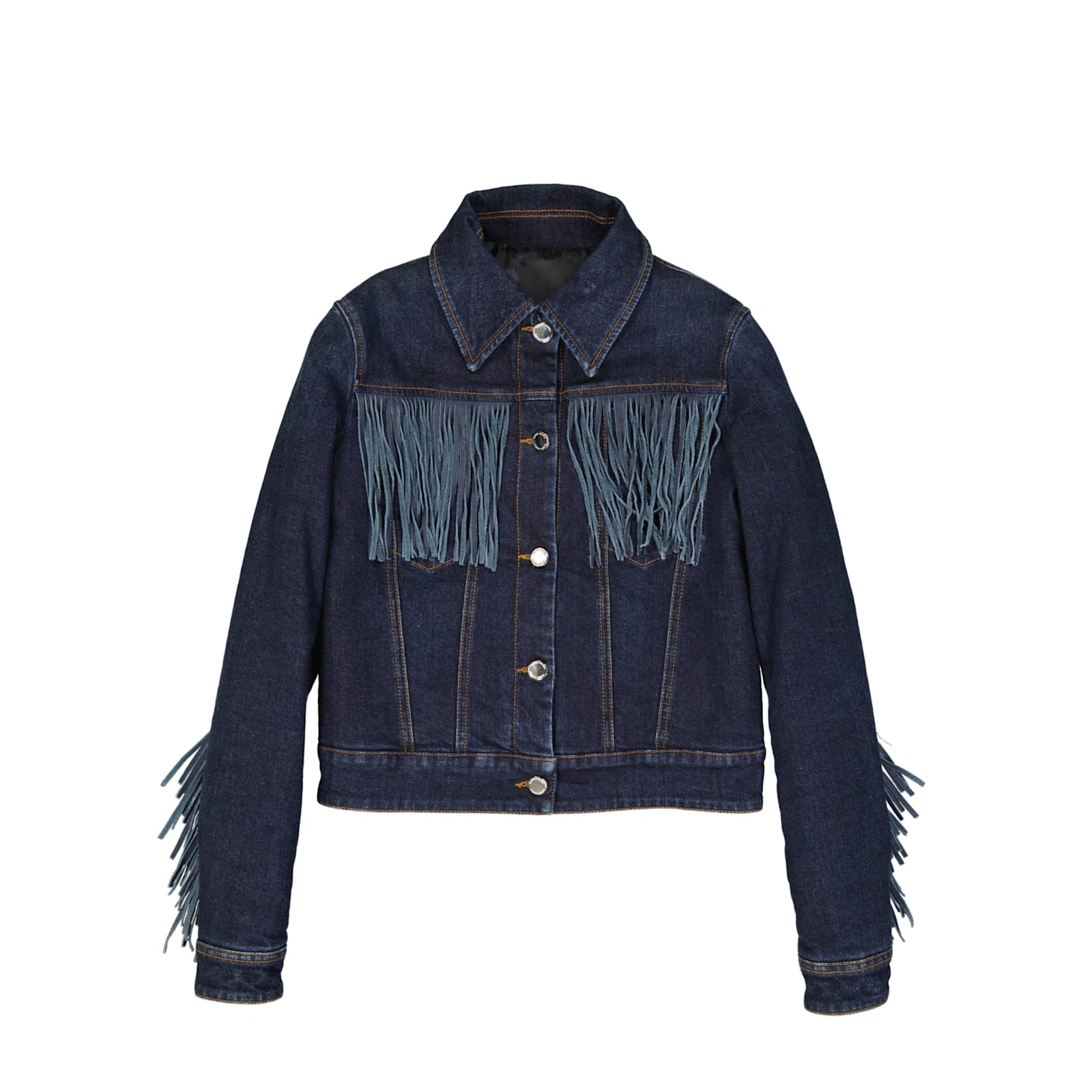 Frankie Morello Denim Jacket In Blue