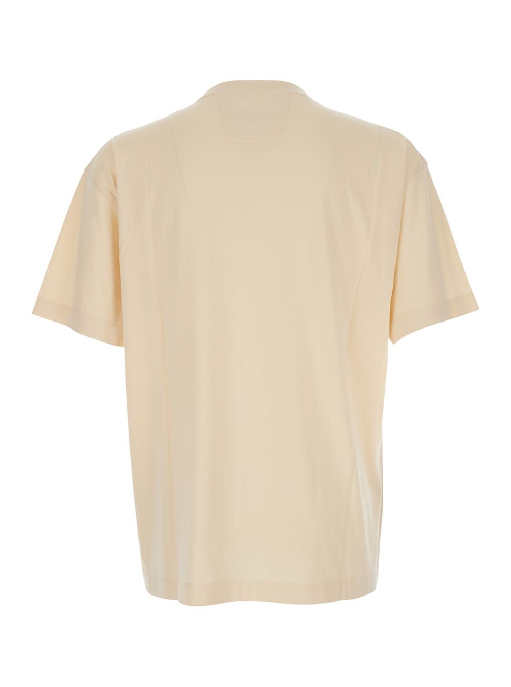C.p. Company T-shirts Short Sleeve In Jersey 30/1 In Neutral