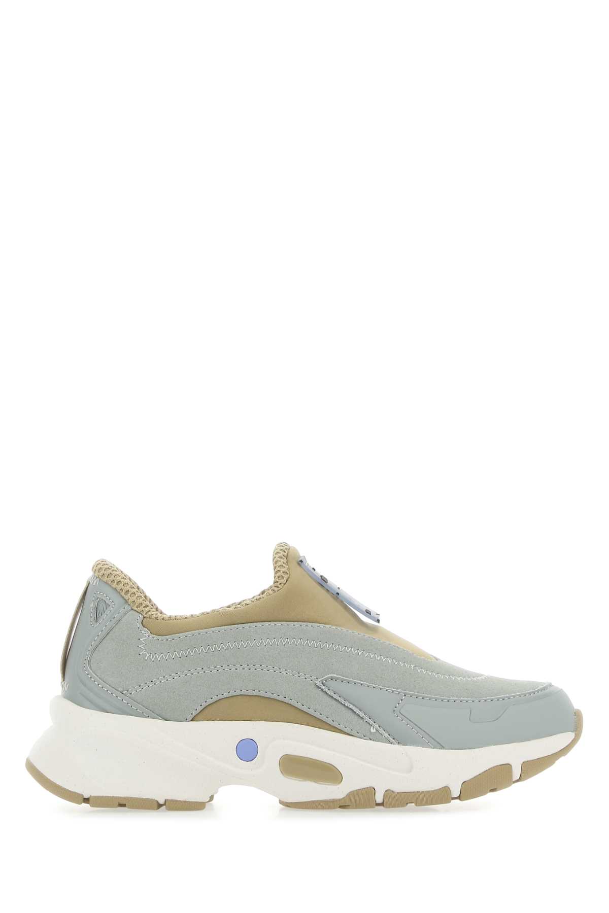 Shop Mcq By Alexander Mcqueen Multicolor Fabric And Suede Aratana 2.0 Slip Ons In 1401