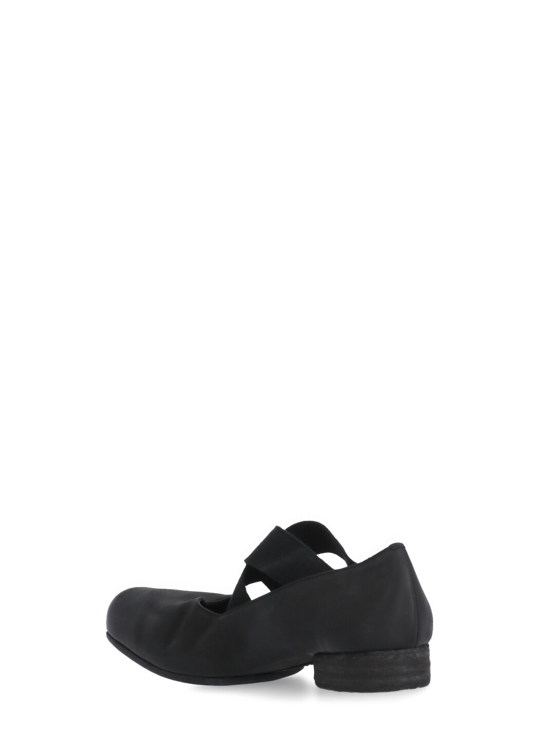 Shop Uma Wang Leather Ballet Shoes In Black