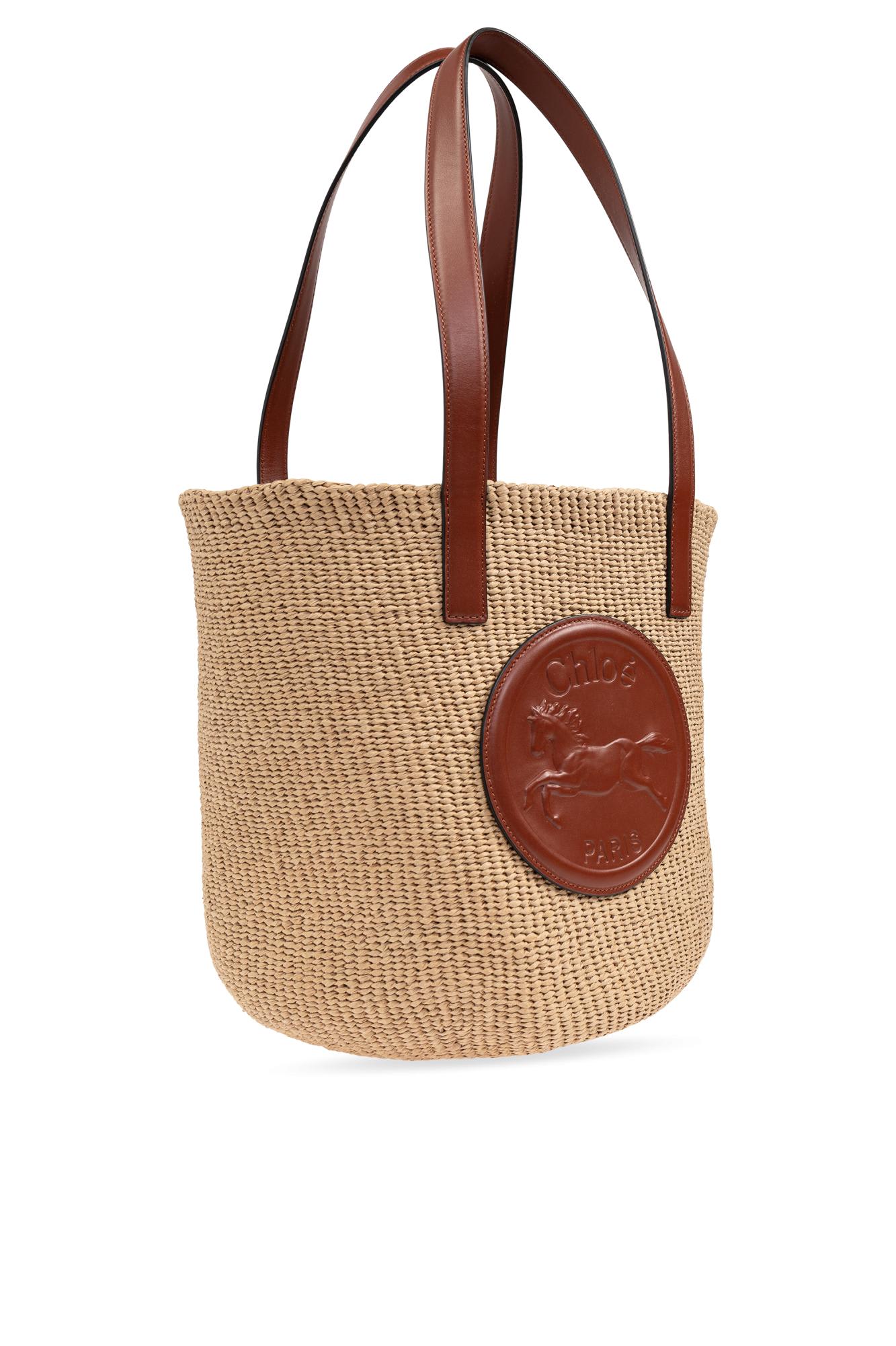 Chloé Chloe' Women Large Horse Medal Basket In Multi