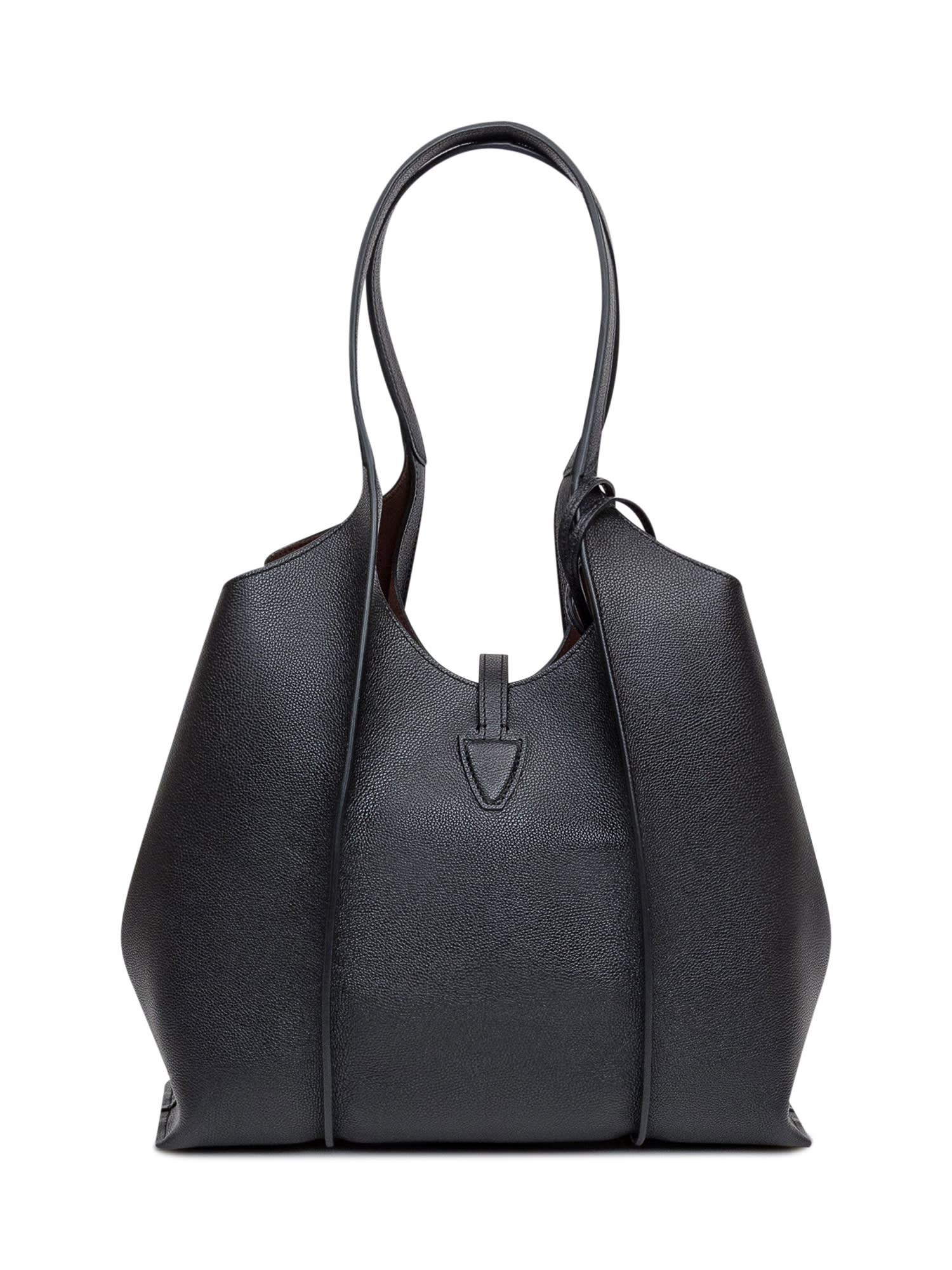 Shop Tod's Shopping Bag In Nero