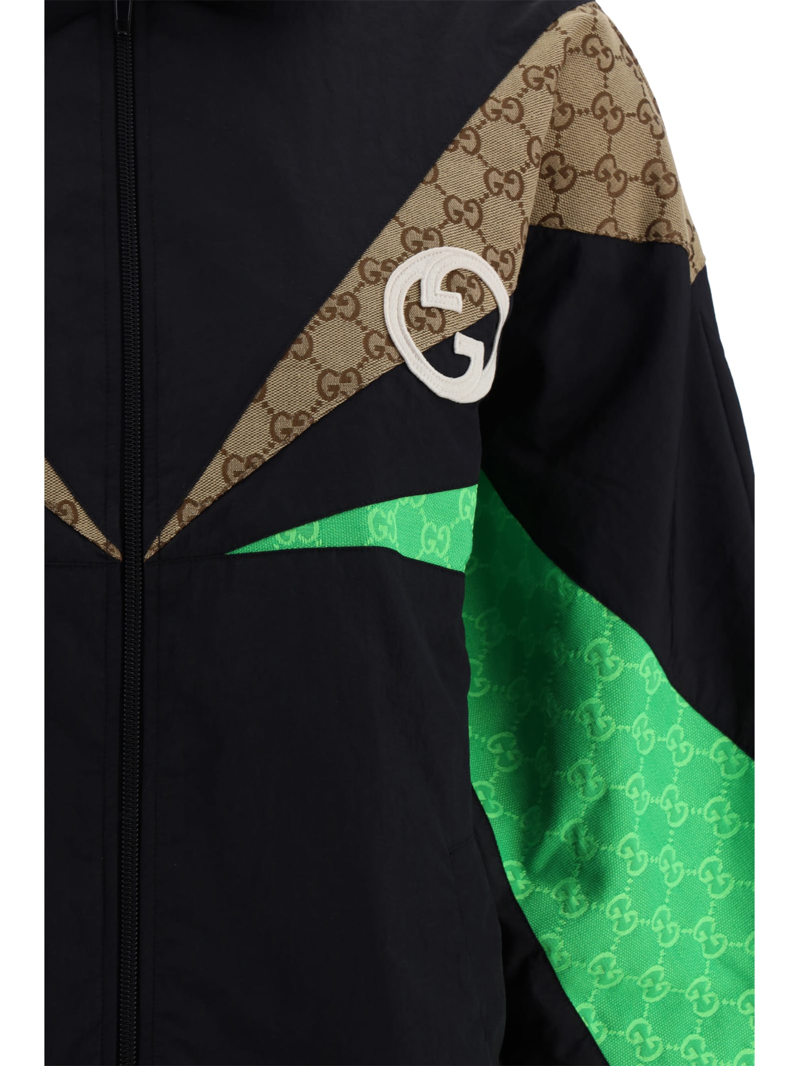 Jacket Gucci Black size M International in Synthetic - 33680668