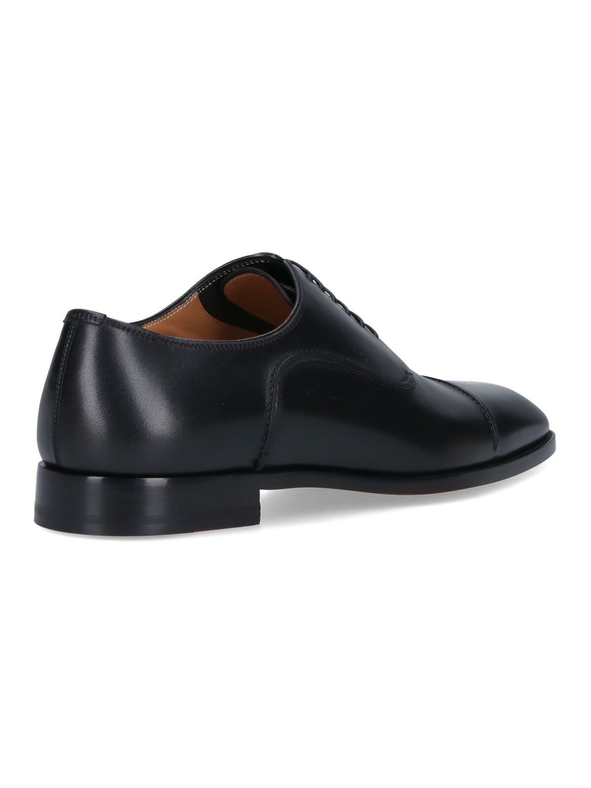 Christian Louboutin Seriox Cap-toe Leather Oxford Shoes In Black