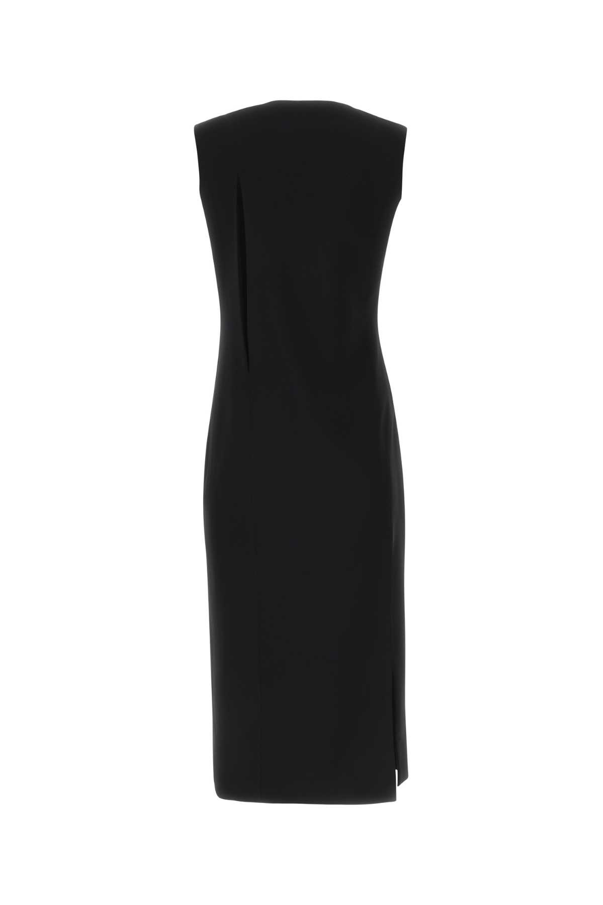 Shop Versace Black Acetate Blend Dress