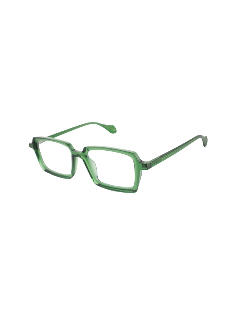 Theo Eyewear Mille +86 - Trasparent Green Glasses
