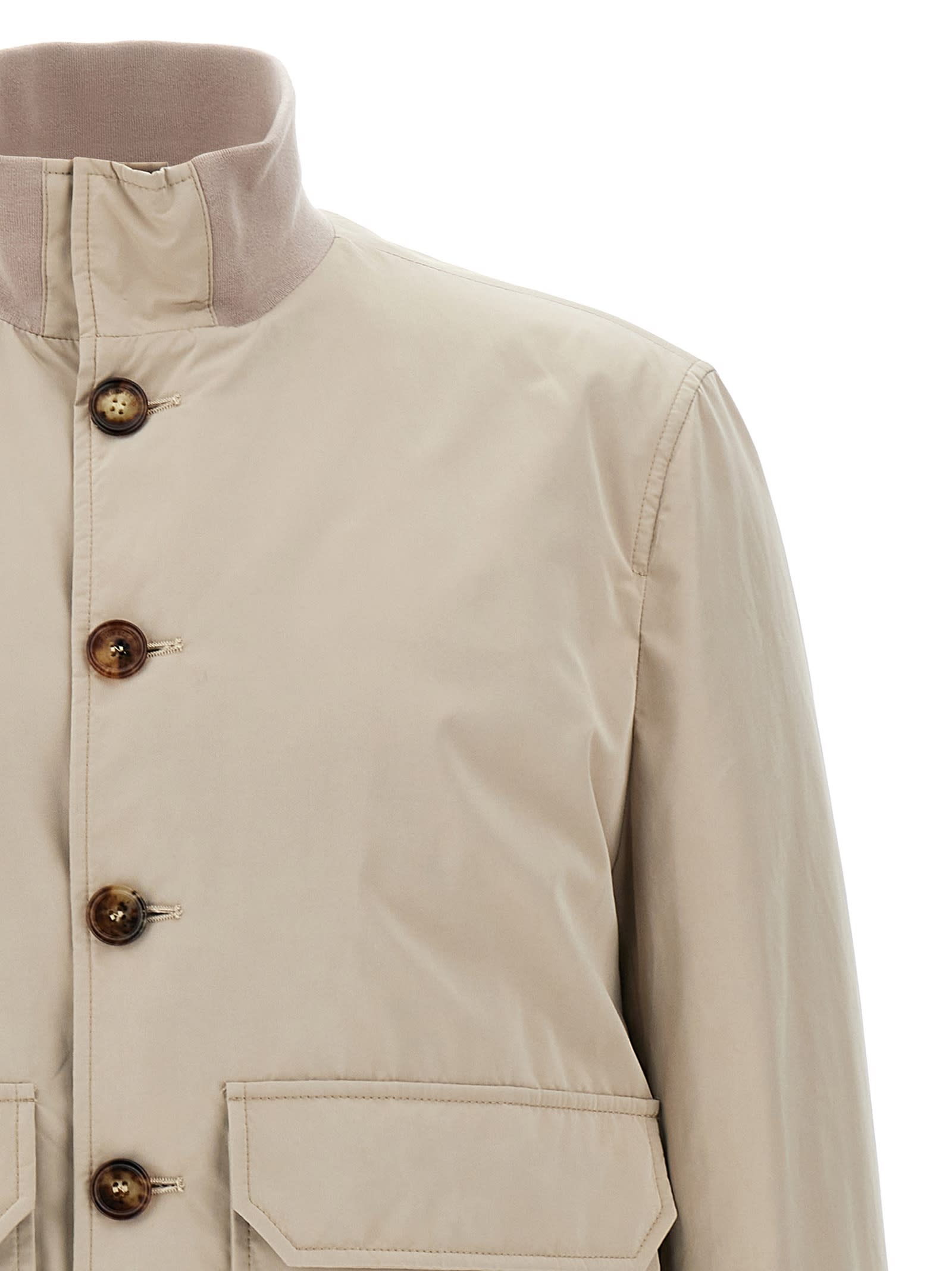 BRUNELLO CUCINELLI WATER REPELLENT BOMBER JACKET 