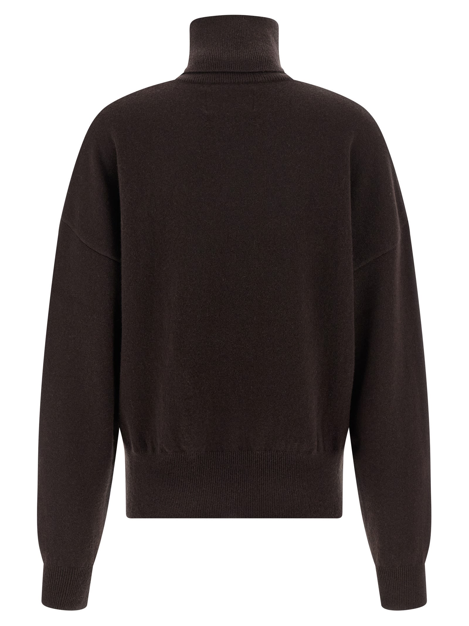 Extreme Cashmere 'n°204 Jill' Turtleneck Sweater In Brown