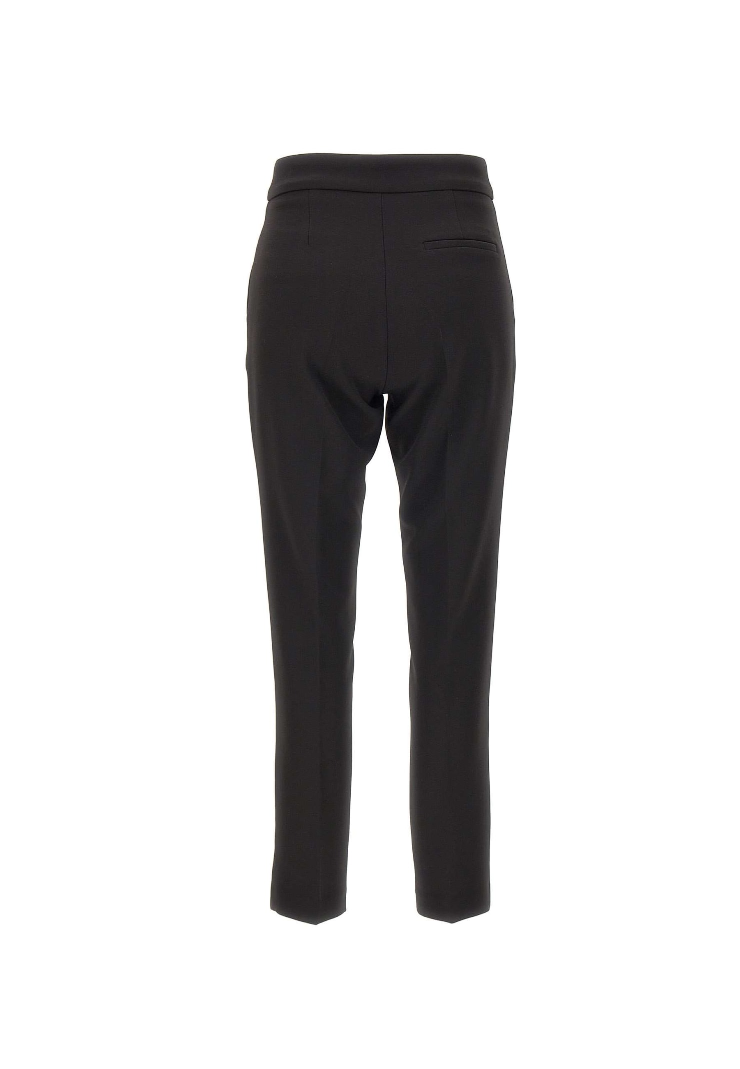 LIU JO logo-plaque side-slit leggings - Black