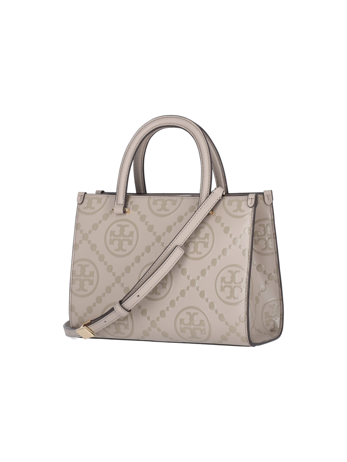 Tory Burch T Monogram Medium Tote Bag In Clay