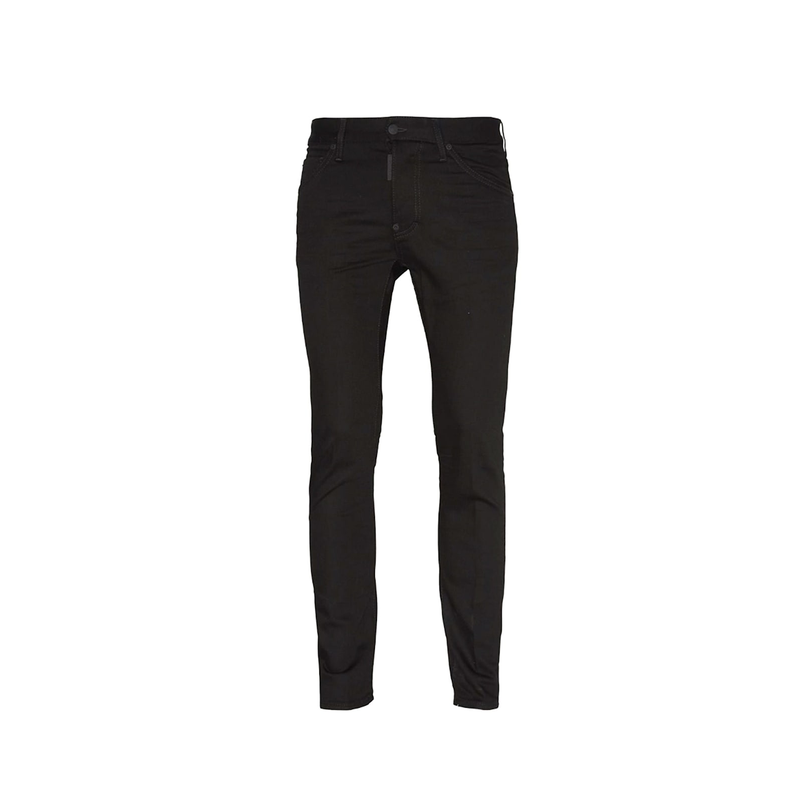 Shop Dsquared2 Cotton Denim Jeans In Black