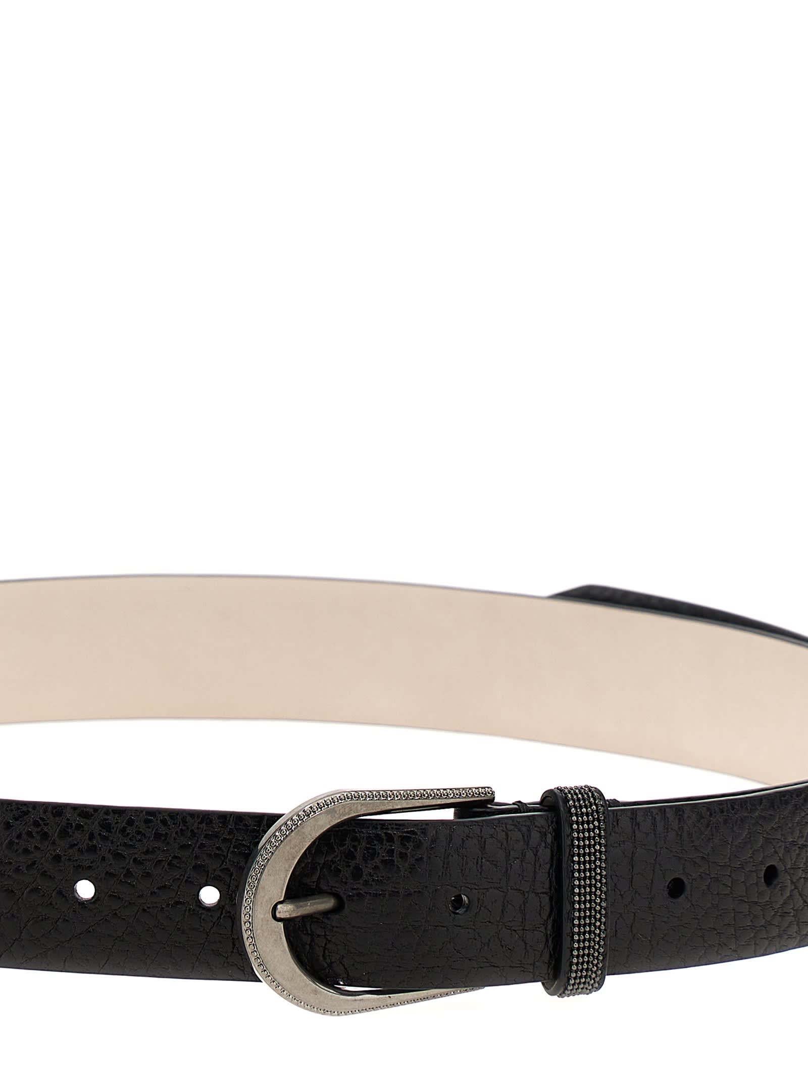 Shop Brunello Cucinelli Monile Belt In Black