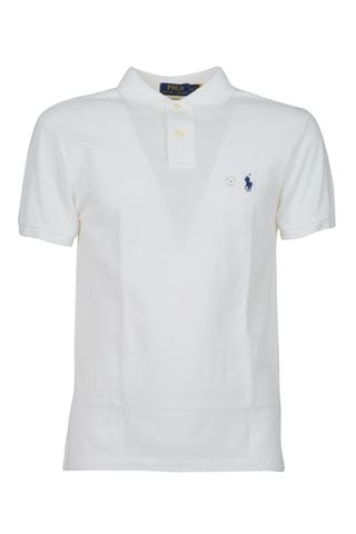 Shop Polo Ralph Lauren Polo T-shirt In Bianco