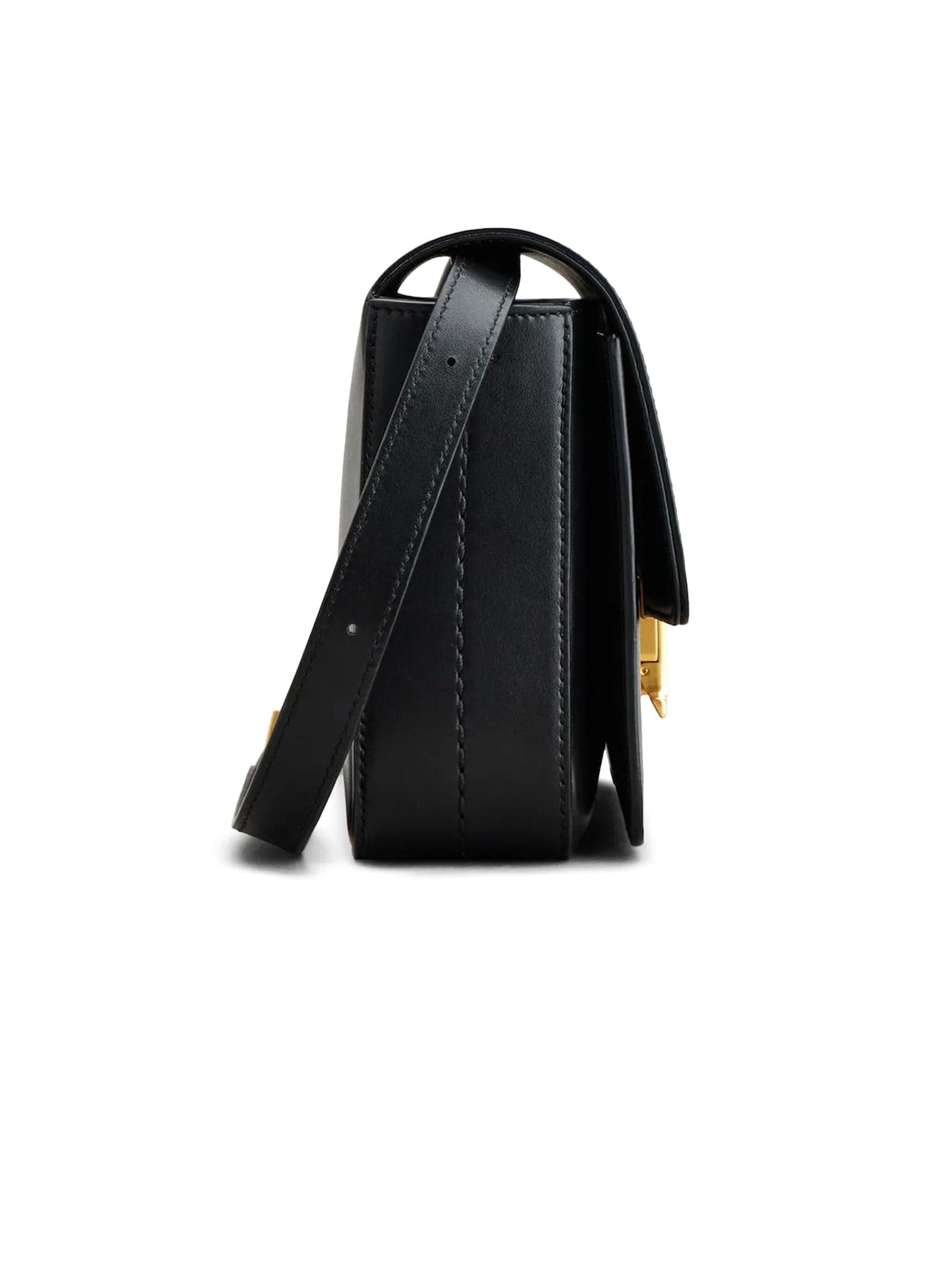 Shop Tod's T Timeless Crossbody Bag In Leather Mini In Black