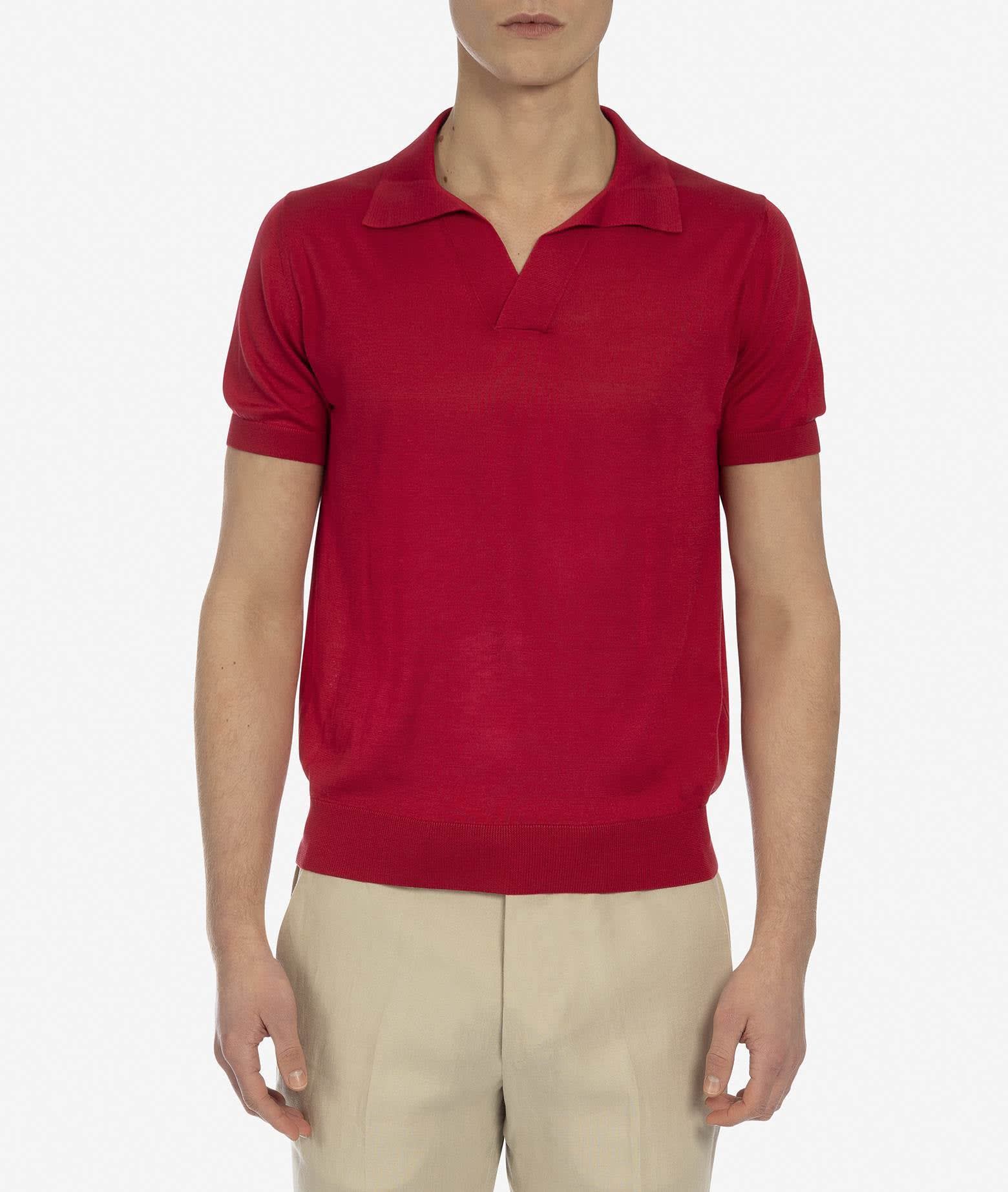 Larusmiani Harry Polo Polo Shirt In Red