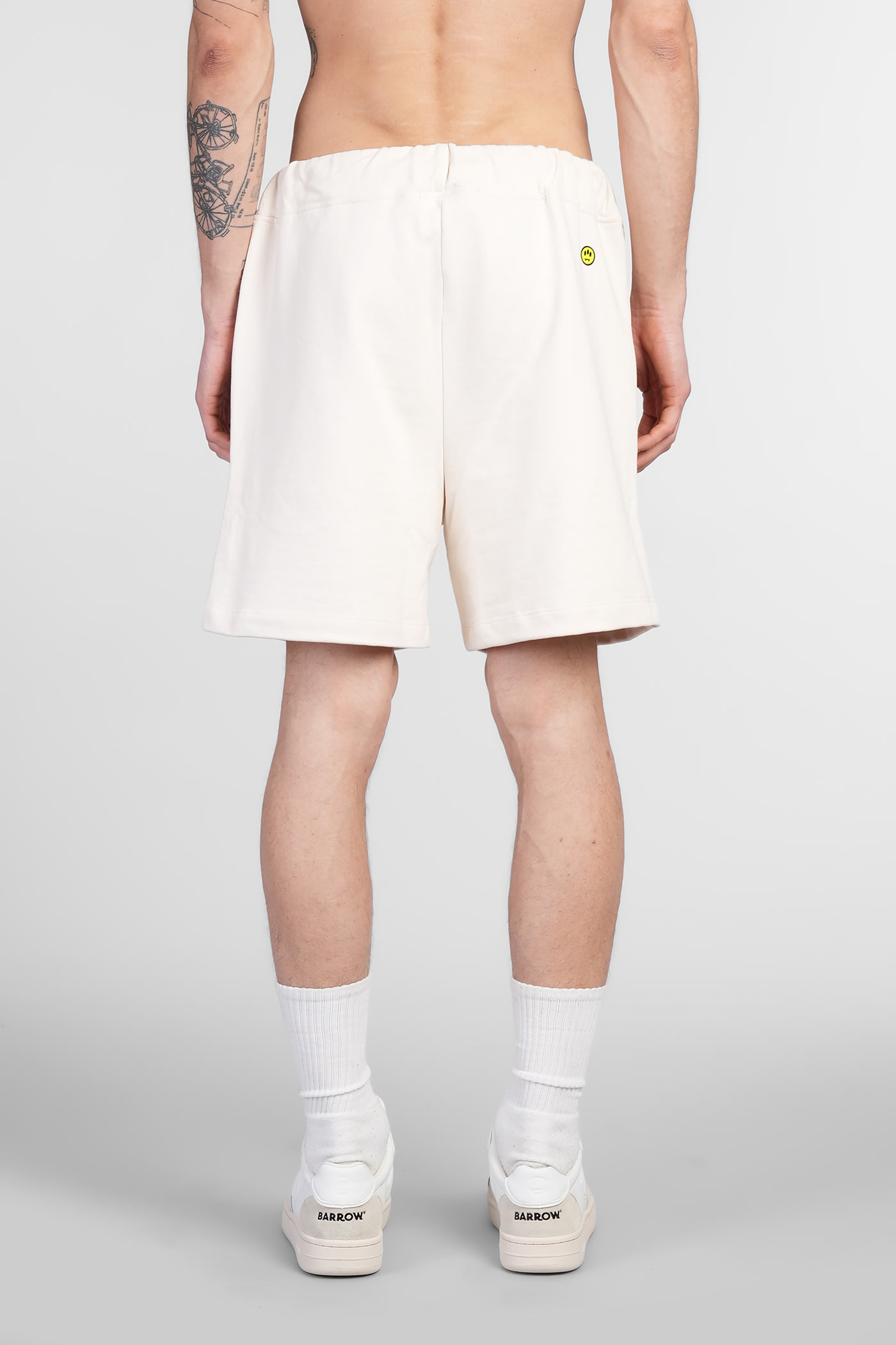 Barrow Shorts In Beige Cotton In Beige