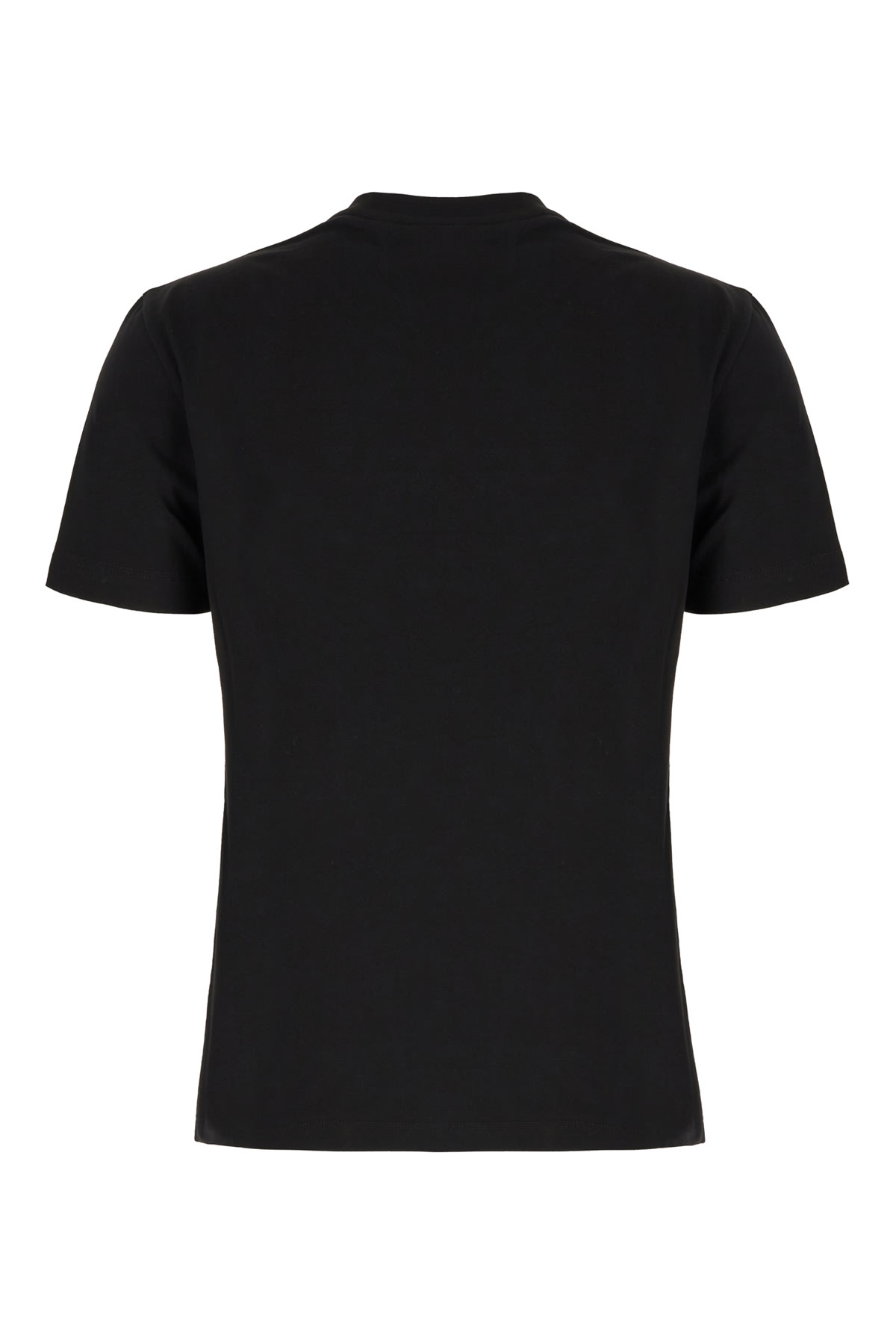 Shop Fendi Black Cotton T-shirt