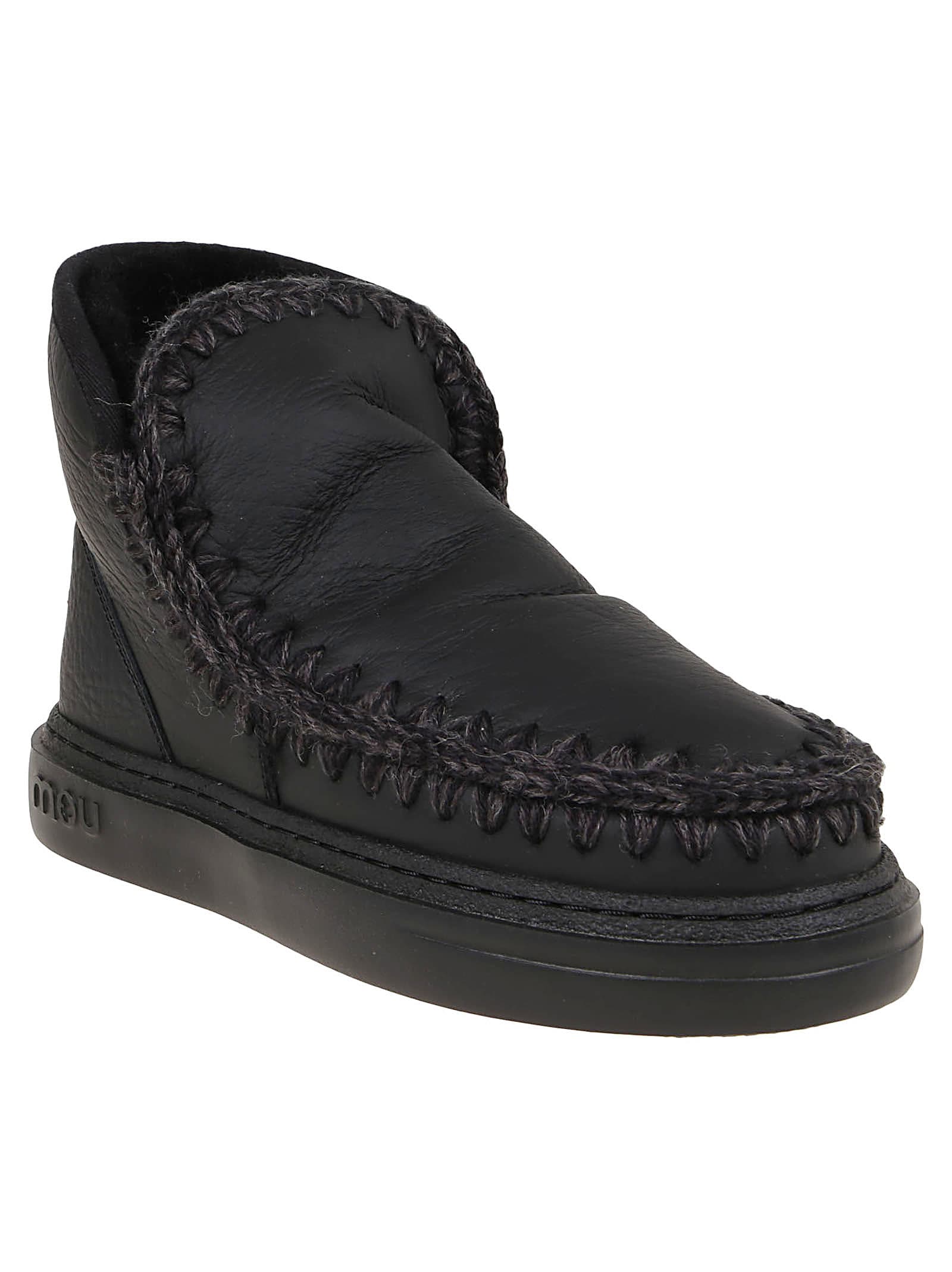 Shop Mou Eskimo Sneaker Bold  In Black