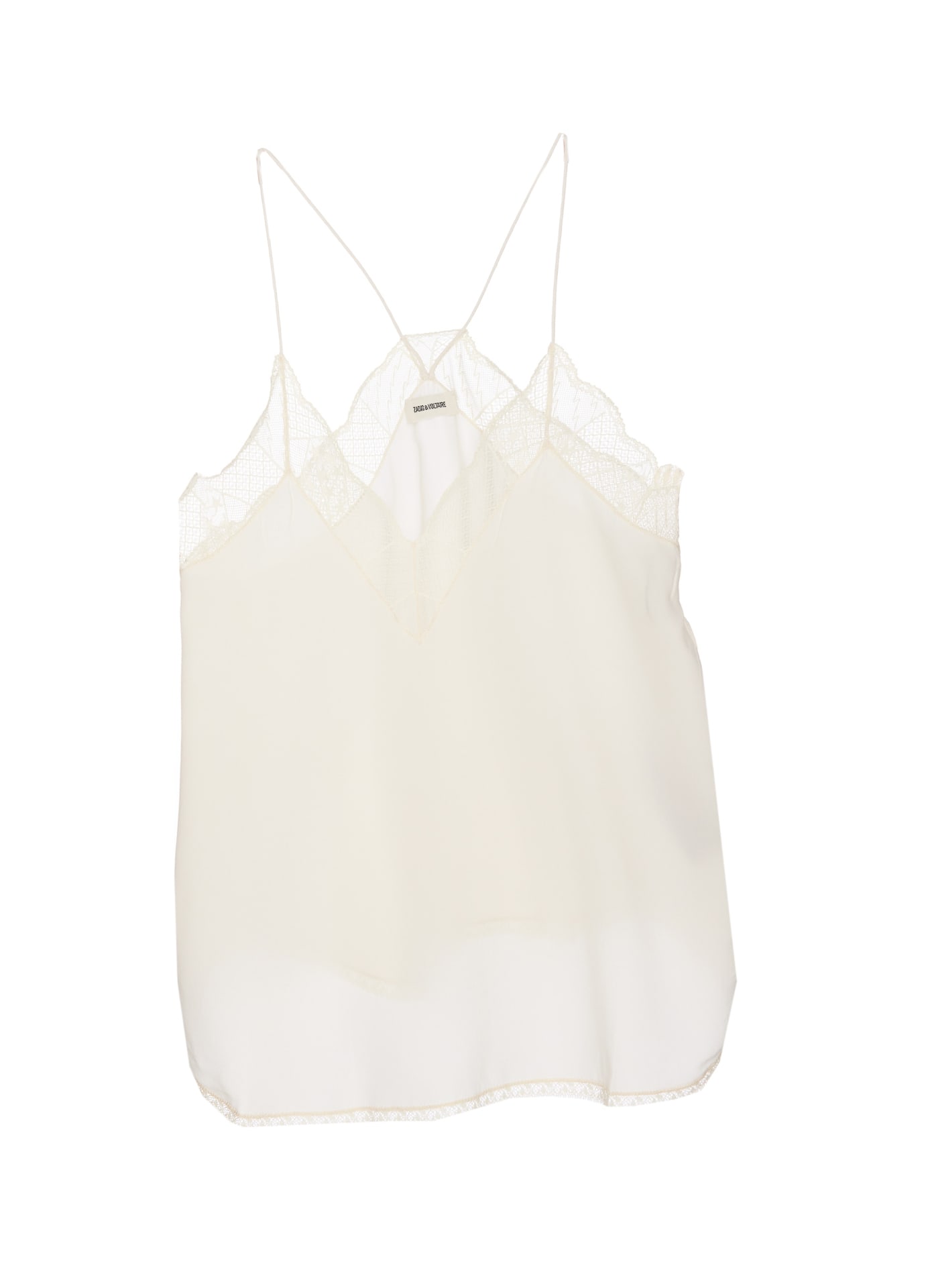 Shop Zadig &amp; Voltaire Christy Cdc Top In White