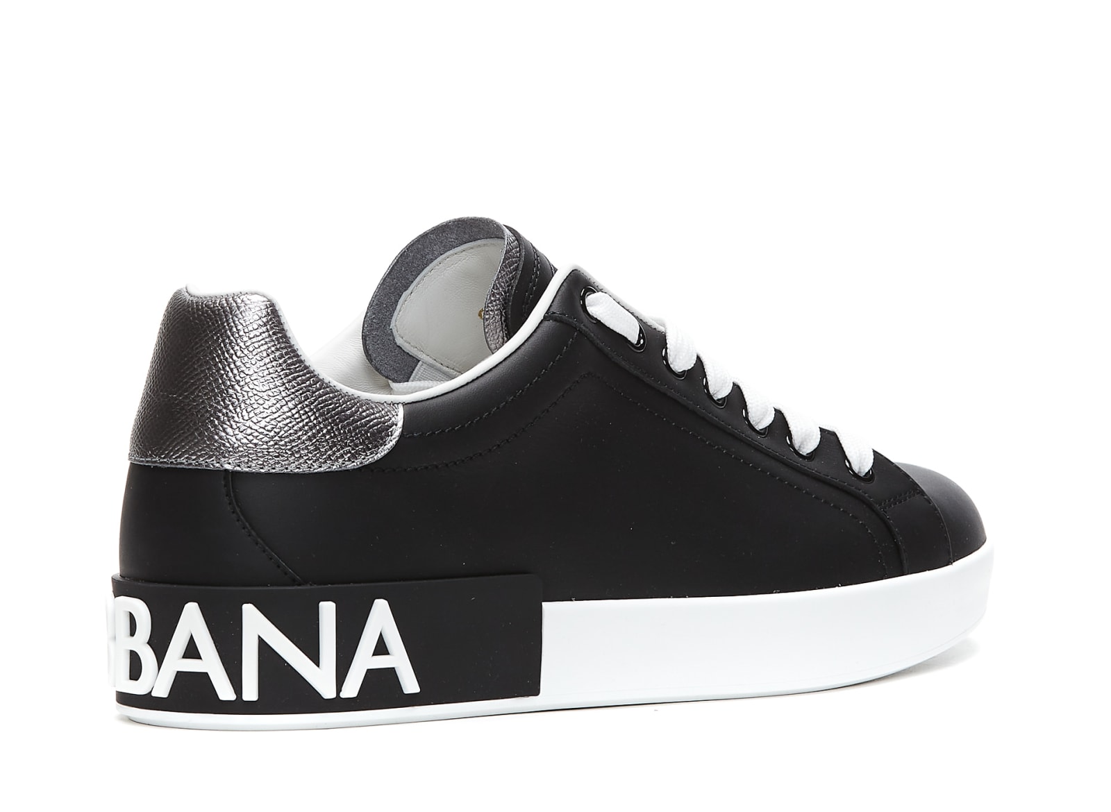 Shop Dolce & Gabbana Portofino Sneakers In Black